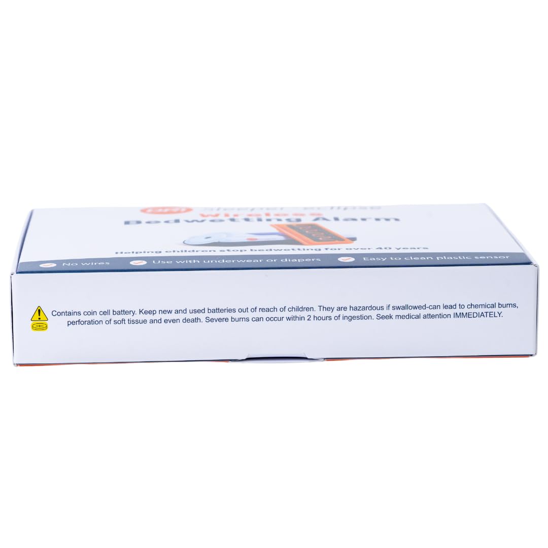 Eclipse Wireless Bedwetting Alarm for Kids - Effective Enuresis Solution with Comfortable Sensor - Perfect for Nighttime Training & Travel Use