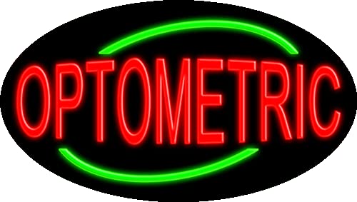 Vintage Optometric Glasses Neon Sign #14260 – Handmade in USA | Perfect for Eye Clinic, Optical Shop & Retro Decor