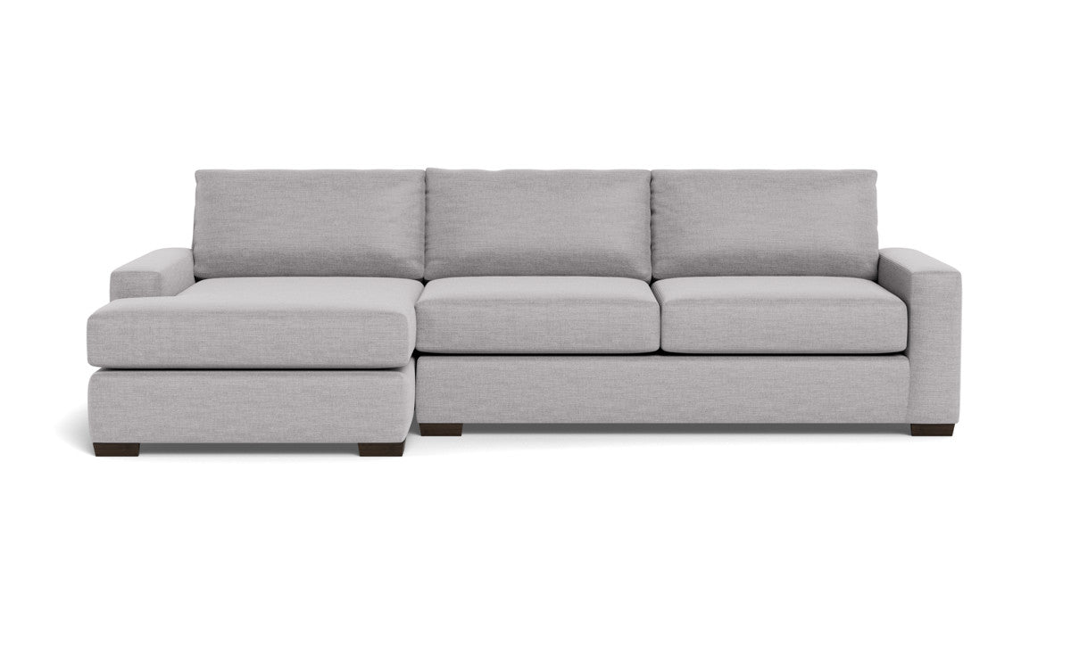 Mas Mesa 123 Deep Left Chaise Sectional Sofa - Modern L-Shaped Couch with Chaise Lounge for Living Room, Family Room & Home Theater Comfort