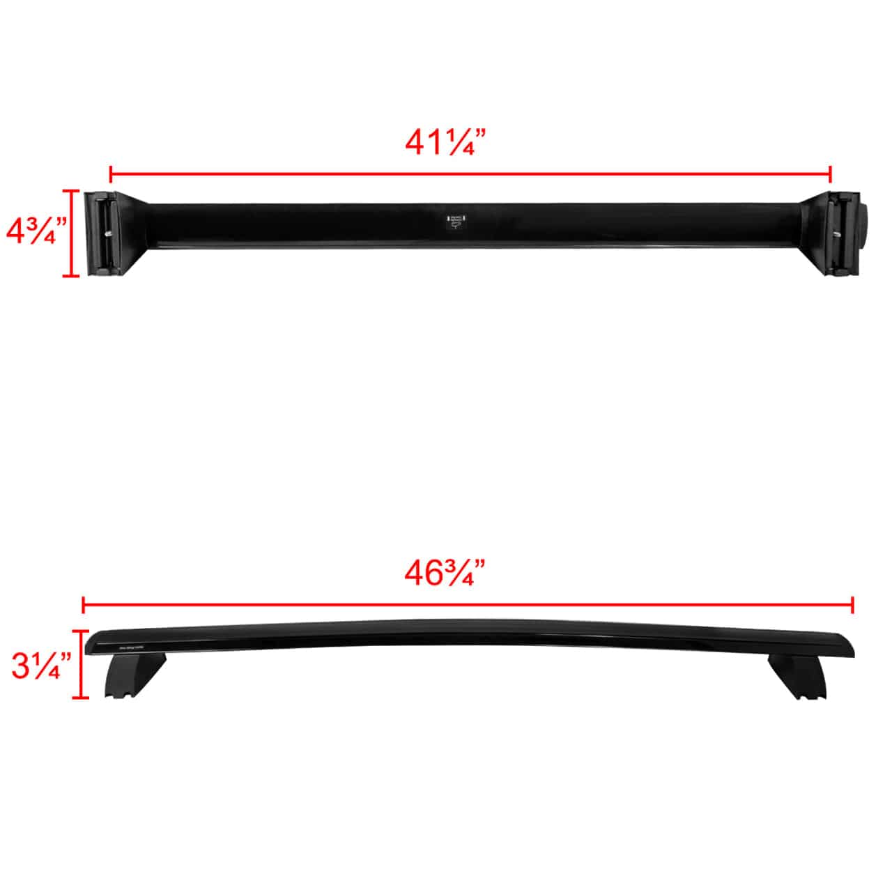 2011-2018 Jeep Grand Cherokee Roof Rack Cross Bars - Heavy Duty Black Roof Rails for Cargo Carrier & Outdoor Adventures (Excludes SRT Models)