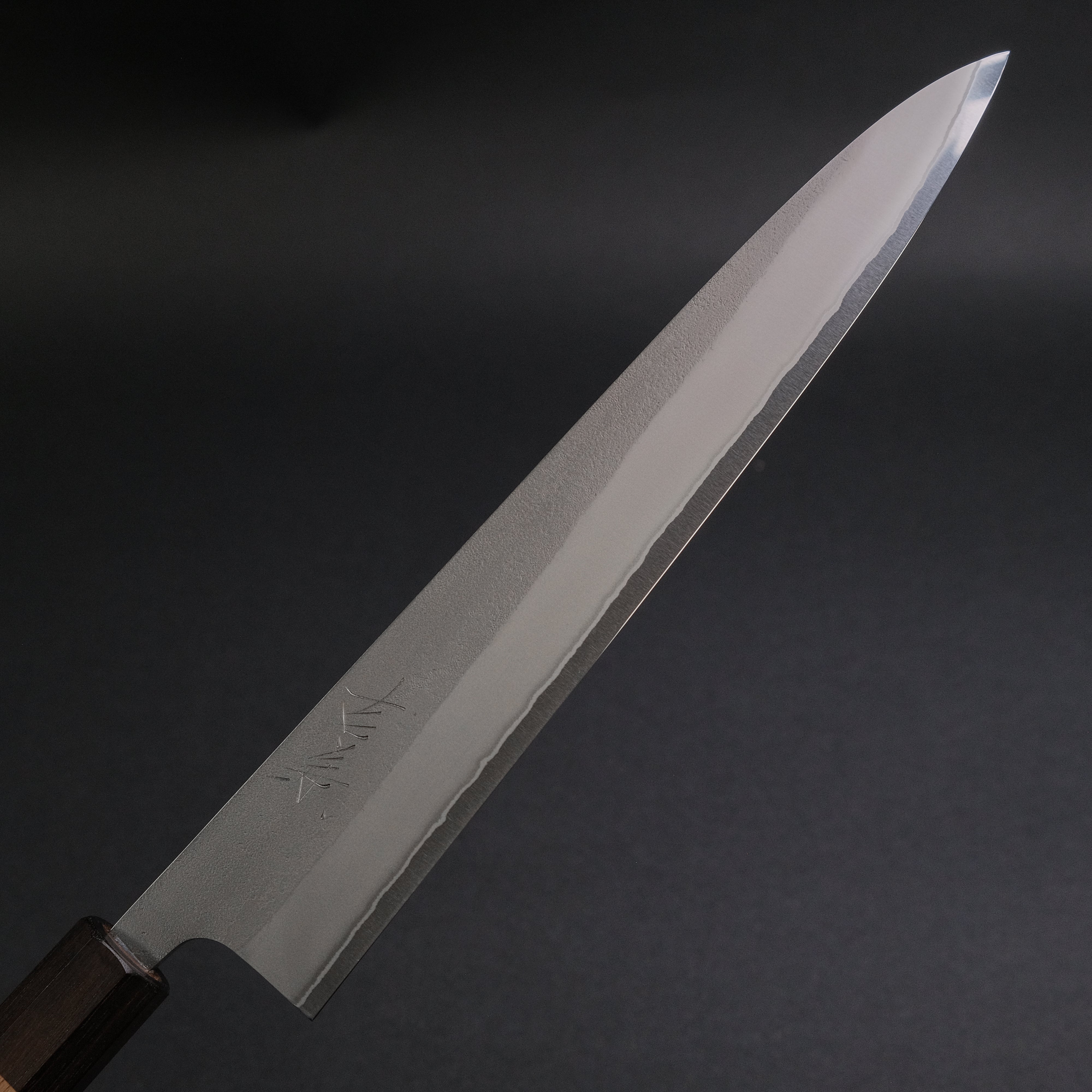 Premium Yoshikane White #2 Nashiji Sujihiki 240mm Japanese Slicing Knife with Enju Handle - Perfect for Sushi, Sashimi & Meat Carving - Professional Chef & Home Kitchen Essential
