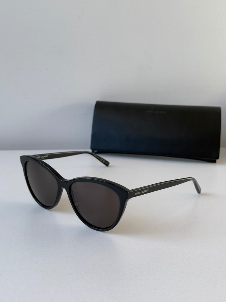 Saint Laurent SL456 Black Polarized Sunglasses for Women - Luxury UV Protection Aviator Shades for Driving, Travel & Outdoor Fashion