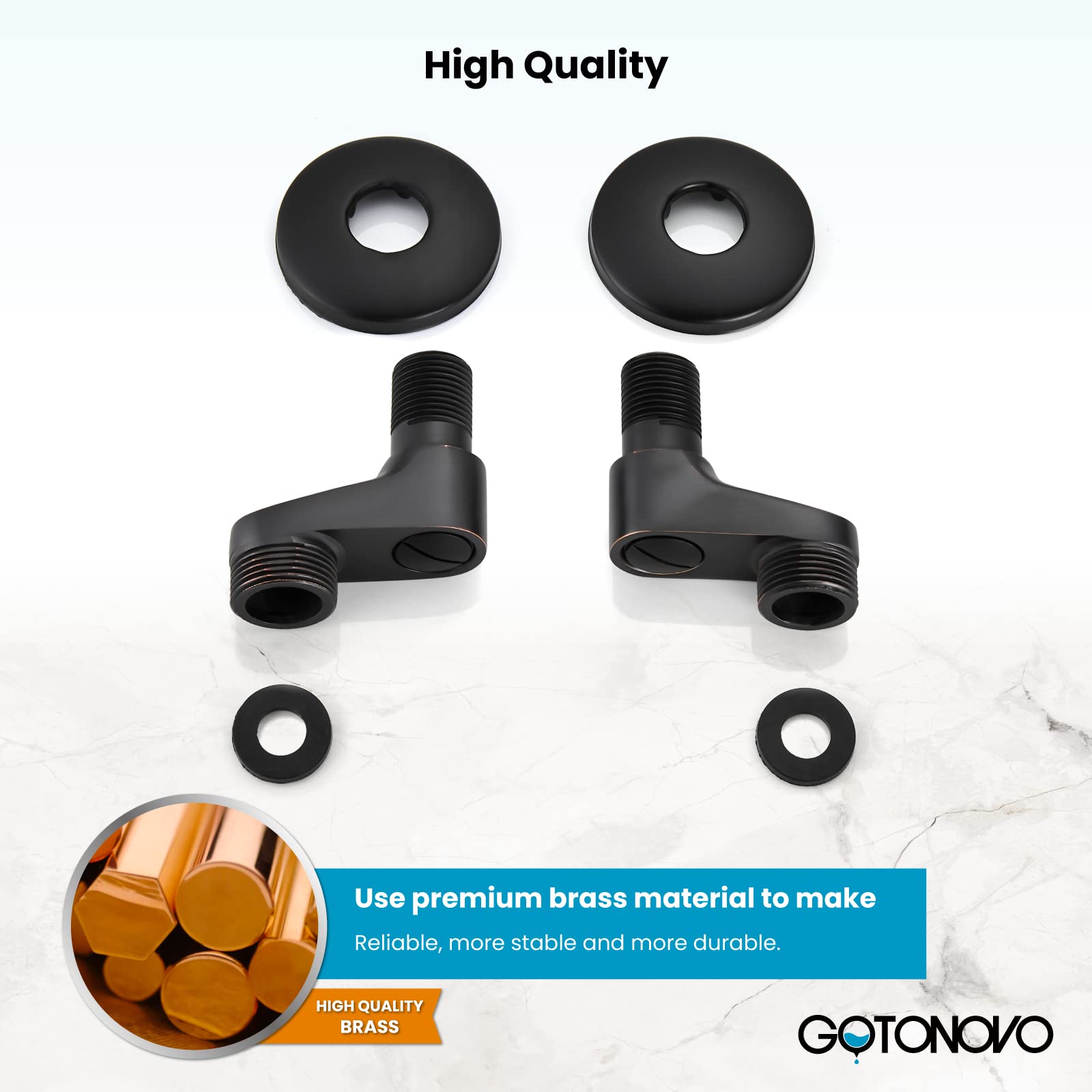 Luxury Oil Rubbed Bronze Shower Faucet with 8 Inch Round Rain Shower Head - Matte Black Clawfoot Tub Adapter (3-3/8 Inch) & Adjustable Swing Arms - Perfect for Vintage & Modern Bathroom Renovations