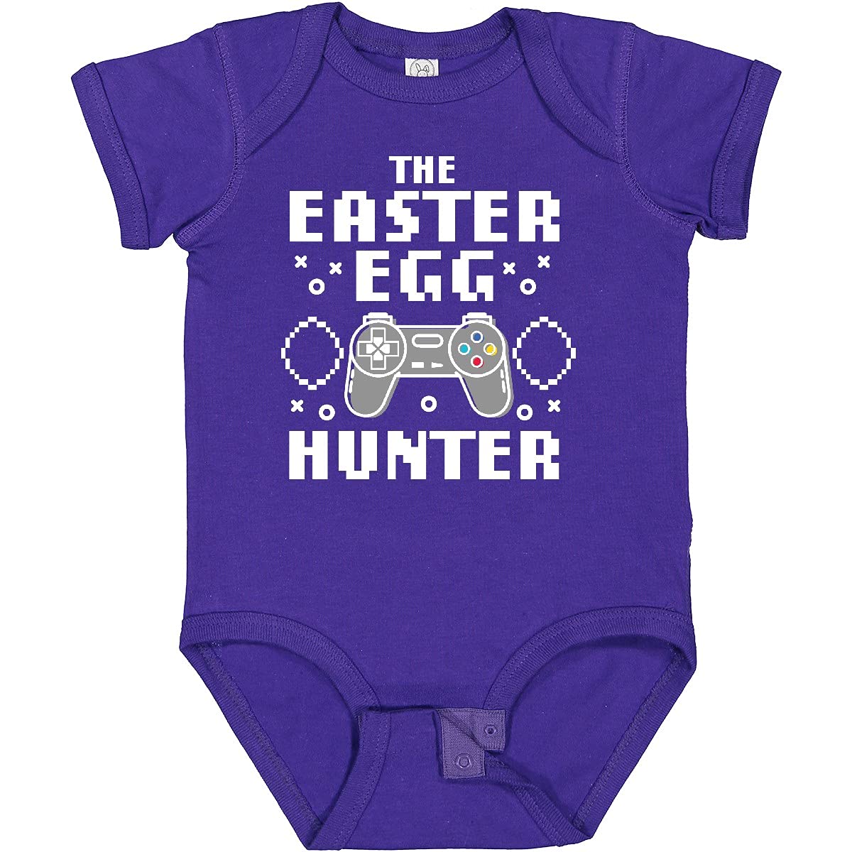 Inktastic Happy Easter The Easter Egg Hunter Gamer Baby Bodysuit - Cute Easter Outfit for Infants & Toddlers - Perfect for Easter Egg Hunts, Family Photos & Holiday Celebrations