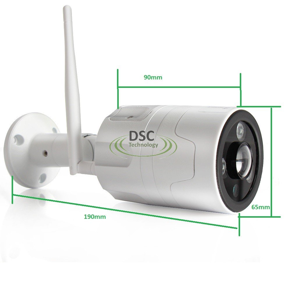 DIYSecuritycameraworld - 5MP Wireless Outdoor Security Camera (2560x1920P) with PoE/WiFi, 180° Fisheye Panoramic View, 60ft Night Vision & Waterproof - Ideal for Home Surveillance, Garage Monitoring & Business Security
