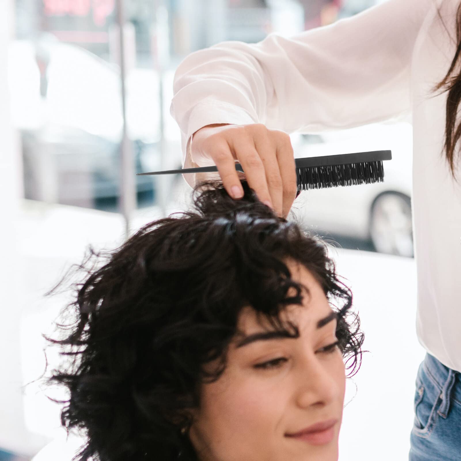 Beaupretty Professional Hair Teasing Brush Set - Dual Edge Styling Comb for Volumizing, Smoothing & Hairline Grooming - Perfect for Updos, Ponytails & Everyday Styling