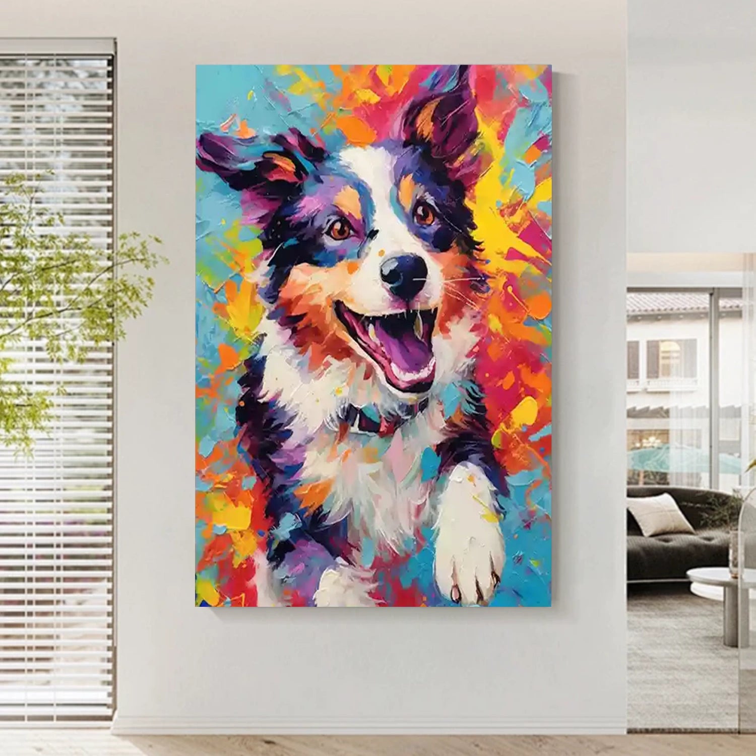 Animal Art Painting #AP153 - Handmade Canvas Wall Decor for Living Room, Bedroom & Office | Unique Wildlife Artwork for Home & Gifts