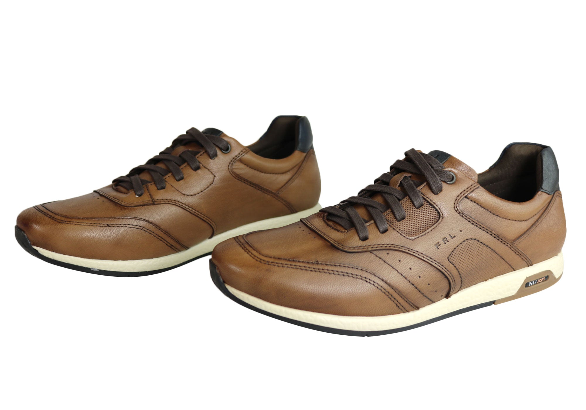 Ferricelli Phil Men's Genuine Leather Casual Shoes - Comfortable & Stylish Brazilian-Made Footwear for Everyday Wear & Outdoor Activities