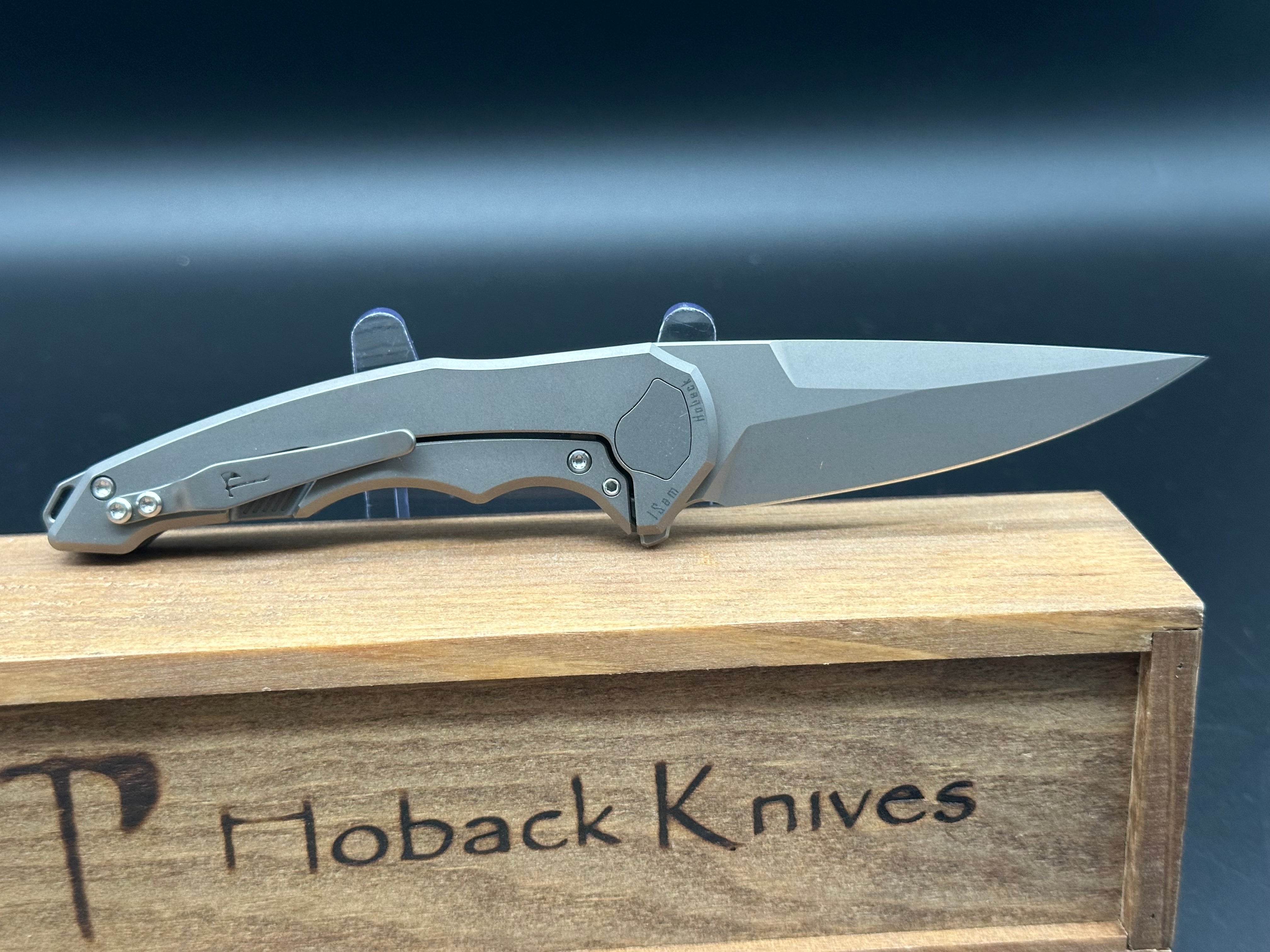 Jake Hoback OneSam Frame Lock Folding Knife - 3.25