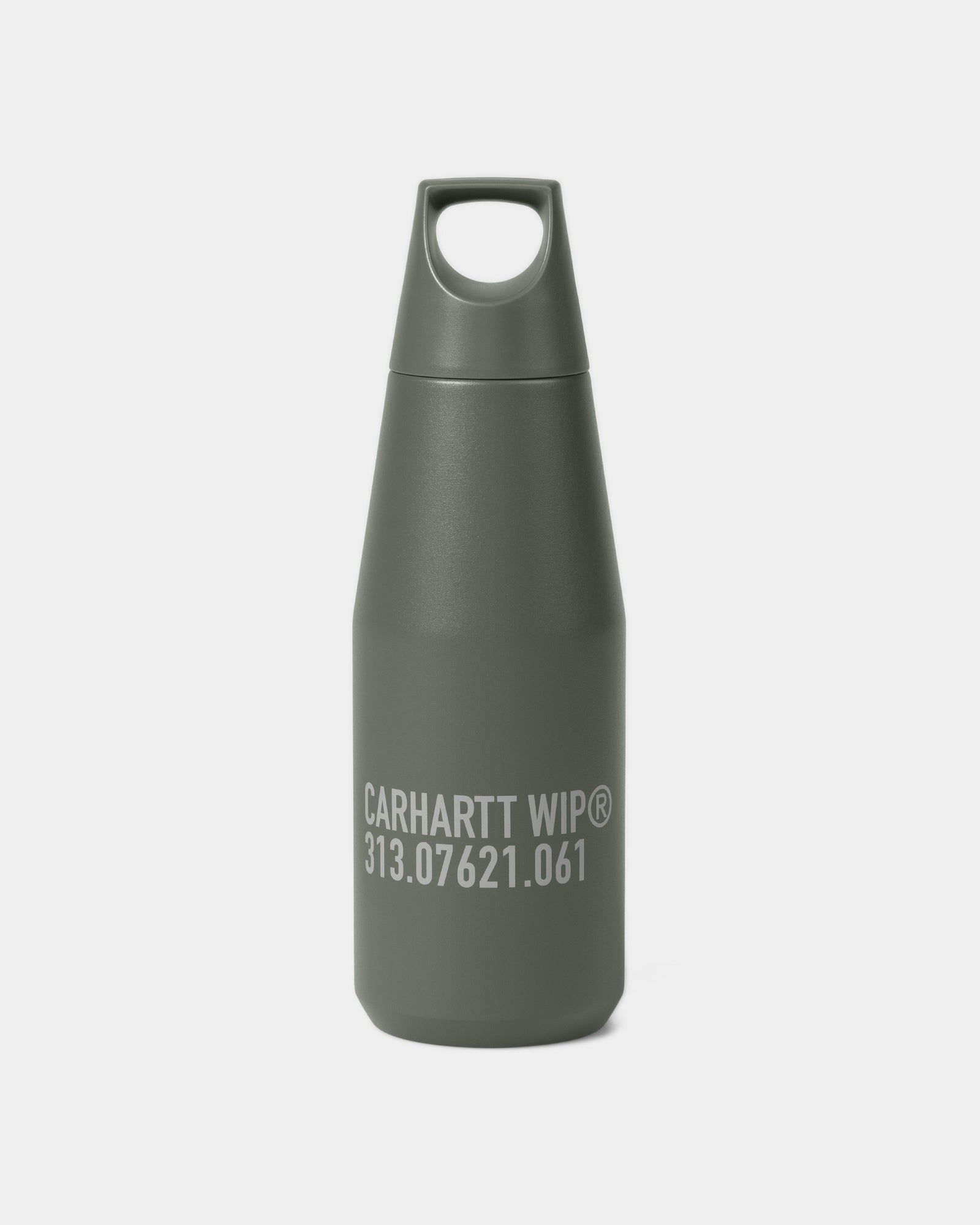 Carhartt WIP Trail Tumbler by Kinto - 20oz Insulated Travel Mug, Smoke Green & Grey - Perfect for Hiking, Camping and Outdoor Adventures