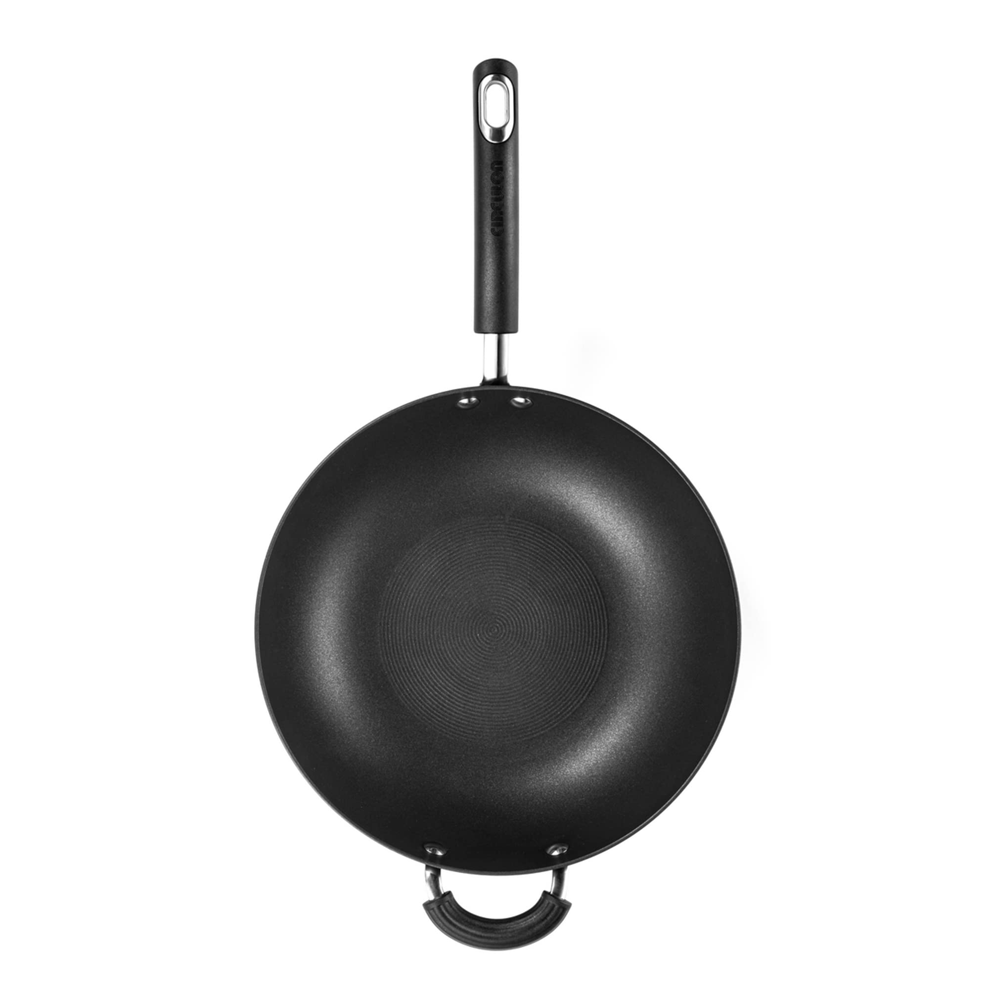 Circulon Total 30cm Wok Pan - Premium Hard Anodized Nonstick Cookware - Induction Compatible, Oven & Dishwasher Safe - Lifetime Warranty - Perfect for Stir-Frying, Sautéing & Asian Cuisine