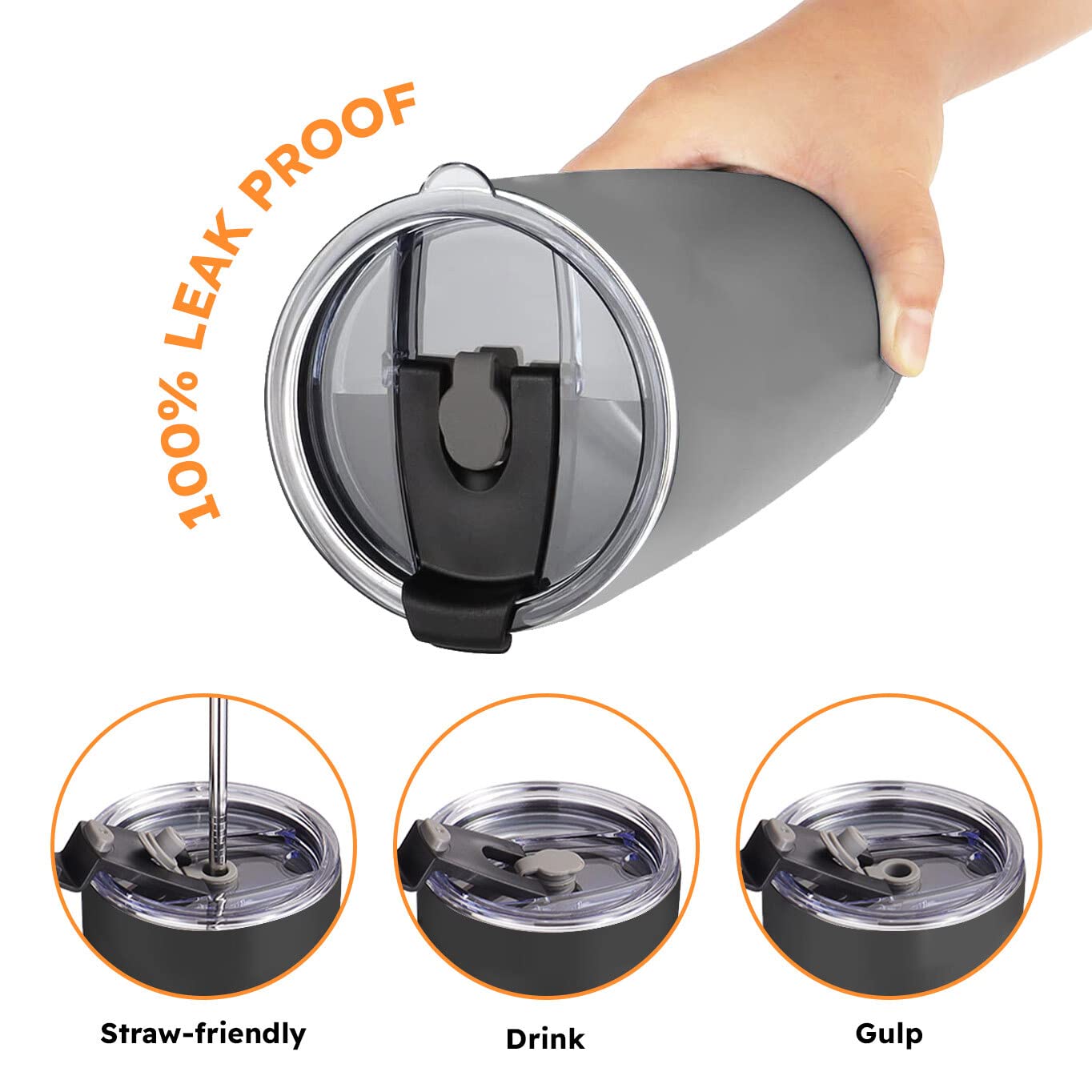 64HYDRO 20oz Elephant Tumbler Cup - Vacuum Insulated Travel Mug with Lid, Double Wall Stainless Steel - Unique Birthday Gifts for Women, Mom, Best Friend - Perfect for Coffee, Tea & Cold Drinks at Home, Office or On-the-Go