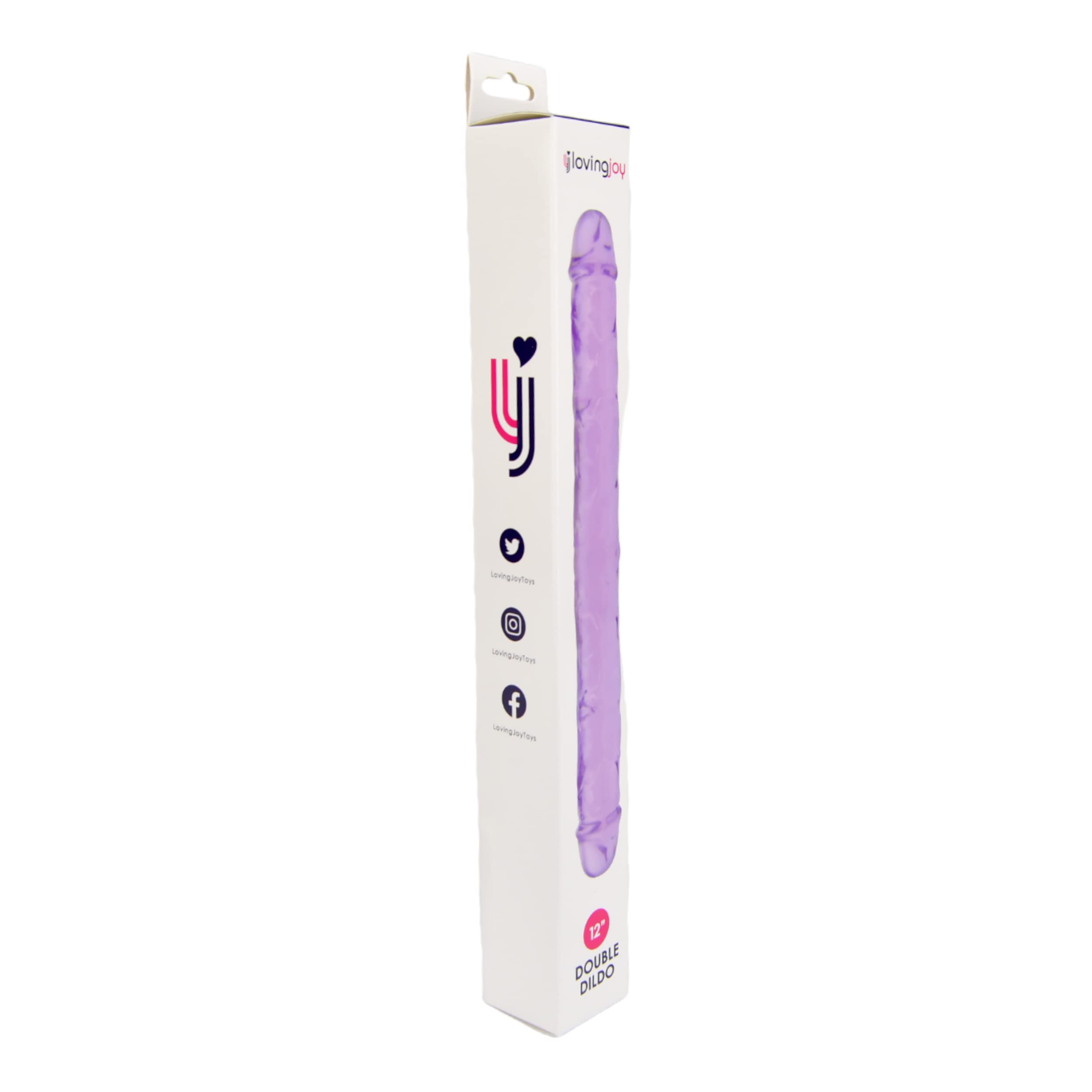 12 Inch Double Ended Dildo for Couples - Flexible Silicone Strap-on for Mutual Pleasure - Perfect for Bonding, Role Play & Spicing Up Your Sex Life