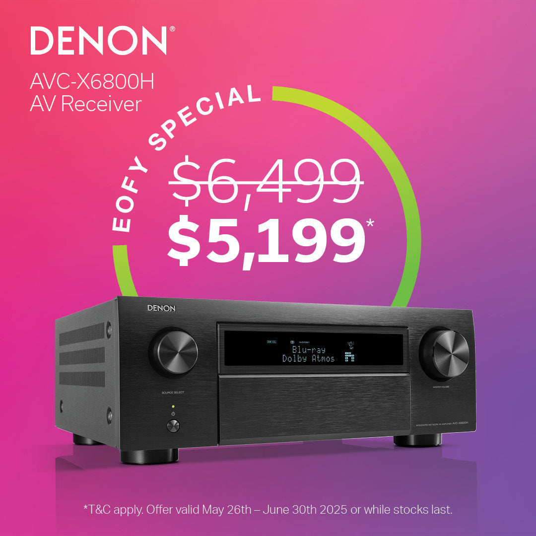 Denon AVC X6800H 11.4 Channel 8K AV Receiver - Premium Home Theater Audio System for Movies, Music & Gaming | Dolby Atmos & DTS:X Support | 4K/120Hz & 8K/60Hz Passthrough | Perfect for Home Entertainment & Smart TV Setup