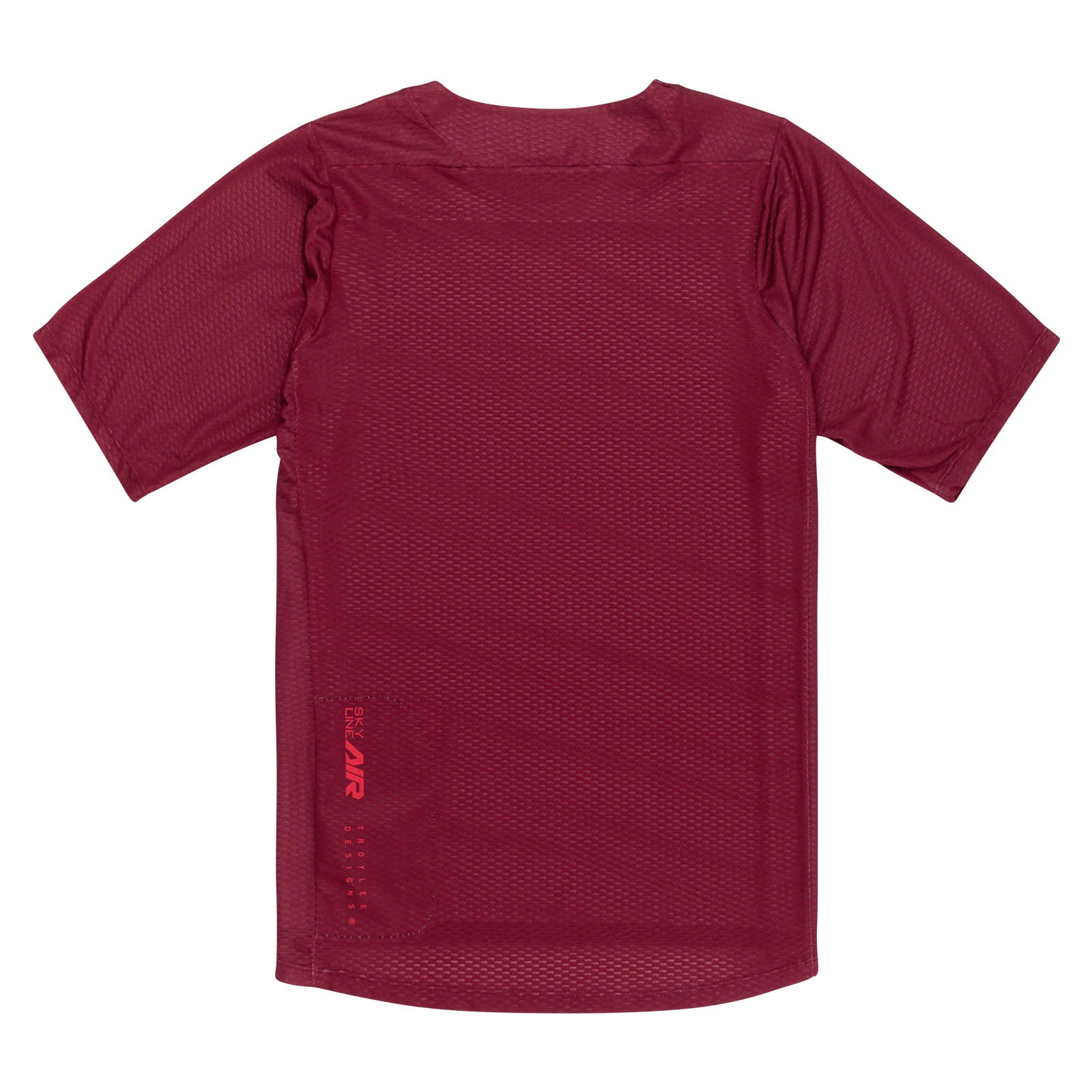Skyline Air Short Sleeve Jersey Mono Oxblood - Breathable Performance Shirt for Running, Cycling & Outdoor Sports | Men's Athletic Tee
