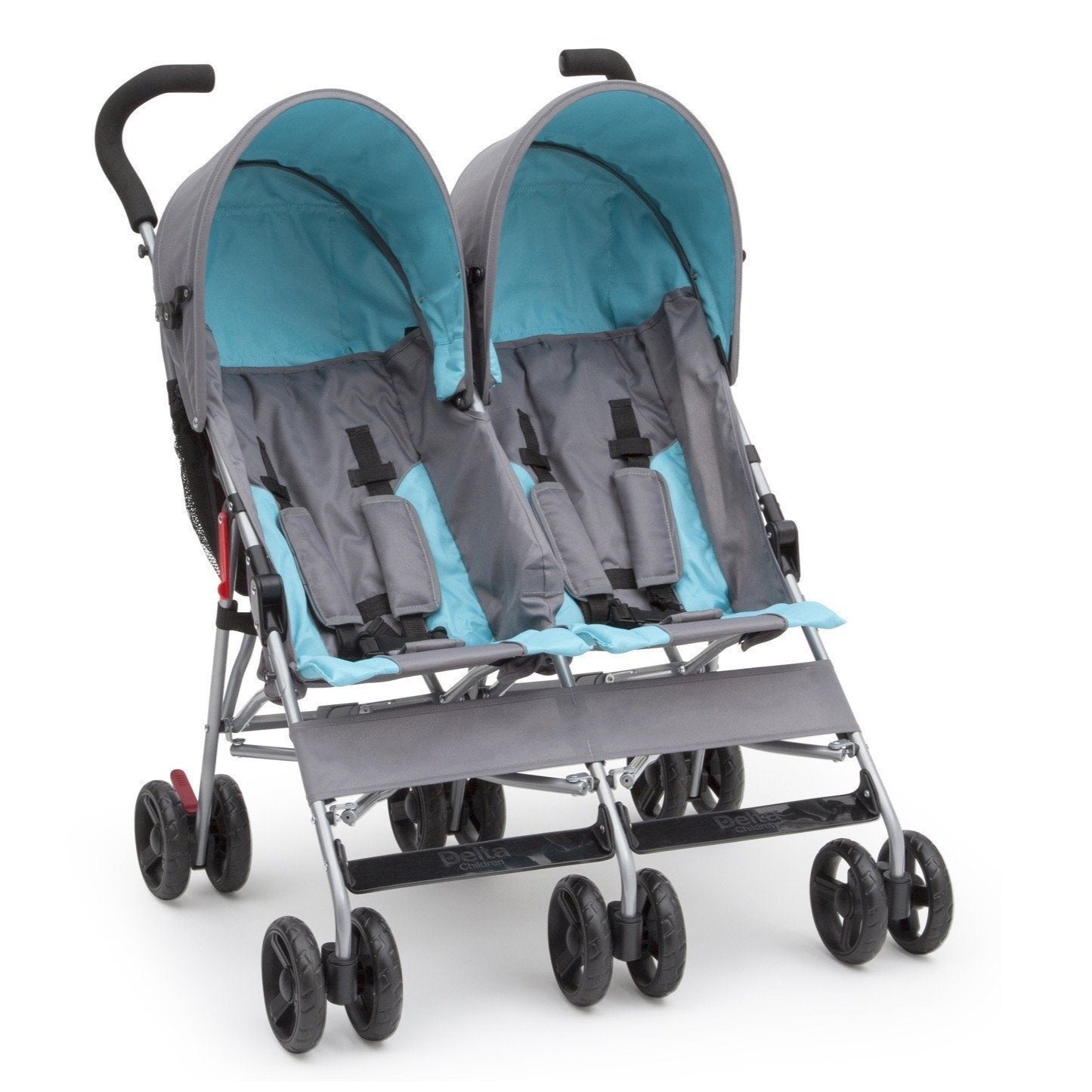 LX Side by Side Double Stroller for Twins - Lightweight & Compact Design for Easy Maneuvering - Perfect for Shopping, Travel, and Outdoor Adventures