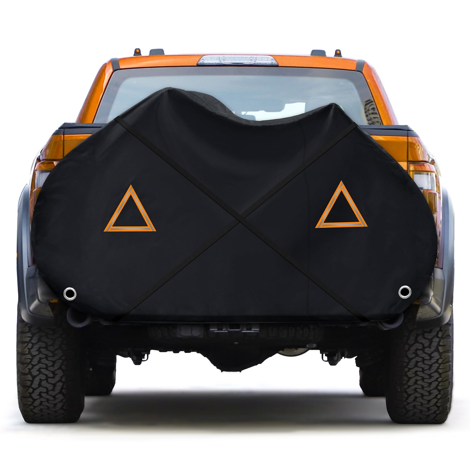 **Migaven 600D Heavy Duty Waterproof Bike Cover for 2 Bikes - Rear Bike Rack & Car Hitch Travel Storage - Durable Bicycle Transport Cover for Road Trips & Outdoor Adventures**