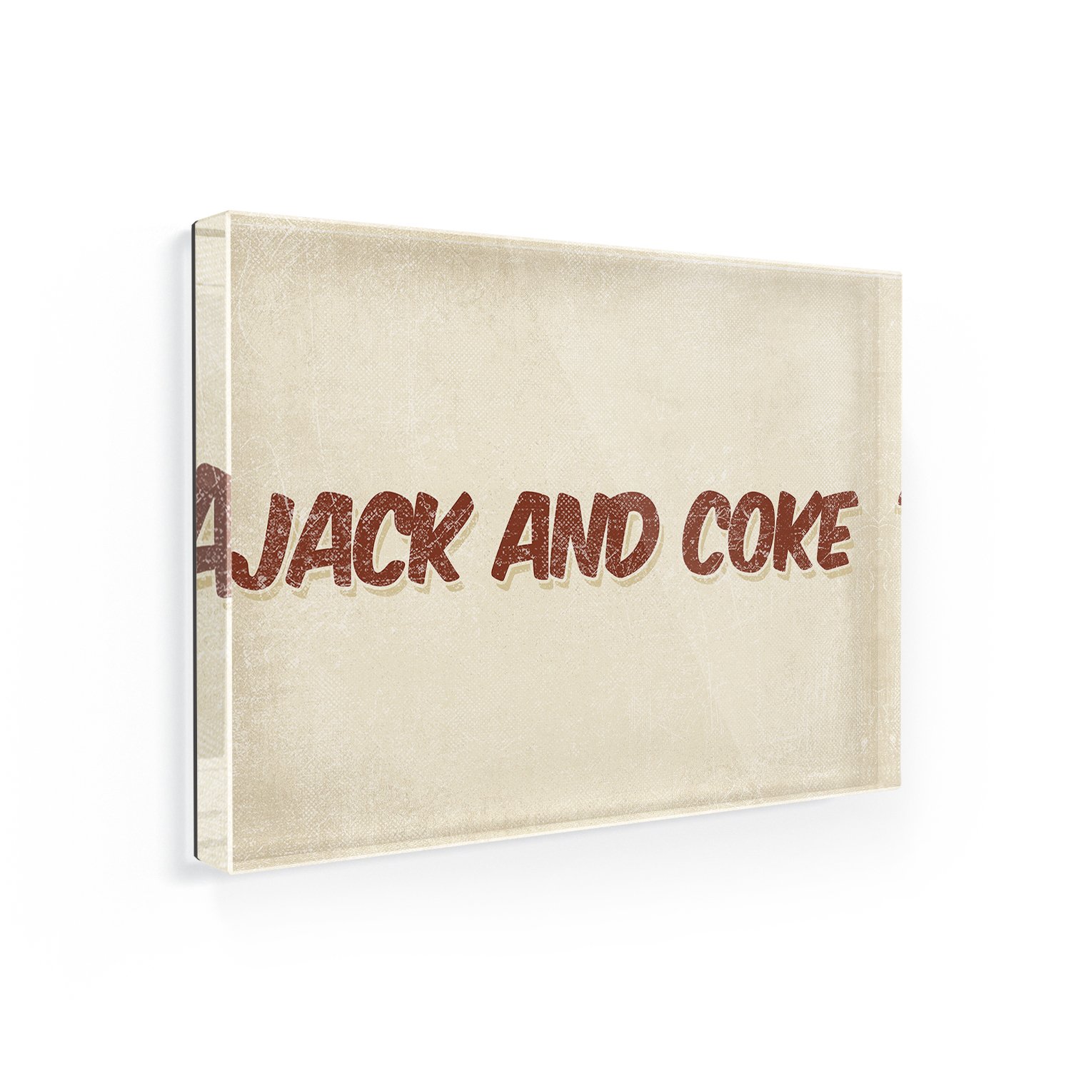 Vintage Jack & Coke Fridge Magnet - Bar Decor Gift