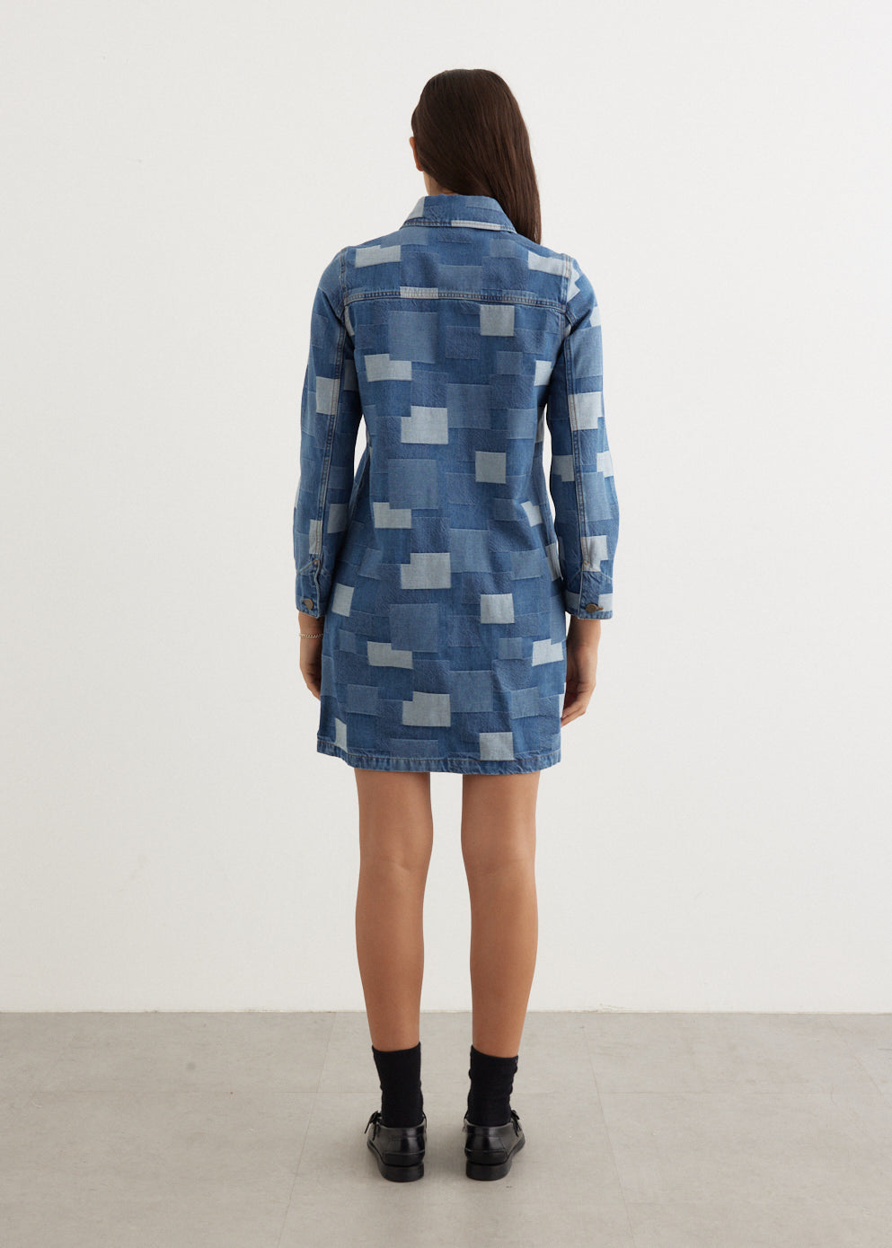Aurelia Washed Indigo Cotton Robe for Women - Soft & Comfortable Loungewear - Perfect for Spa, Relaxation & Home Wear