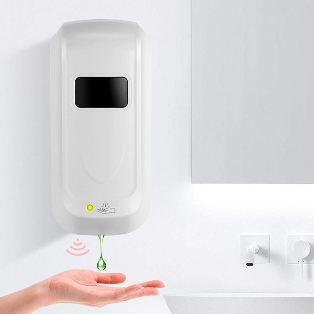 Automatic Infrared Induction Soap Dispenser - 1000ML Hands-Free Touchless Liquid Hand Sanitizer for Bathroom, Kitchen & Office - Hygienic & Safe Contactless Soap Dispenser for Home, Restaurants & Public Spaces