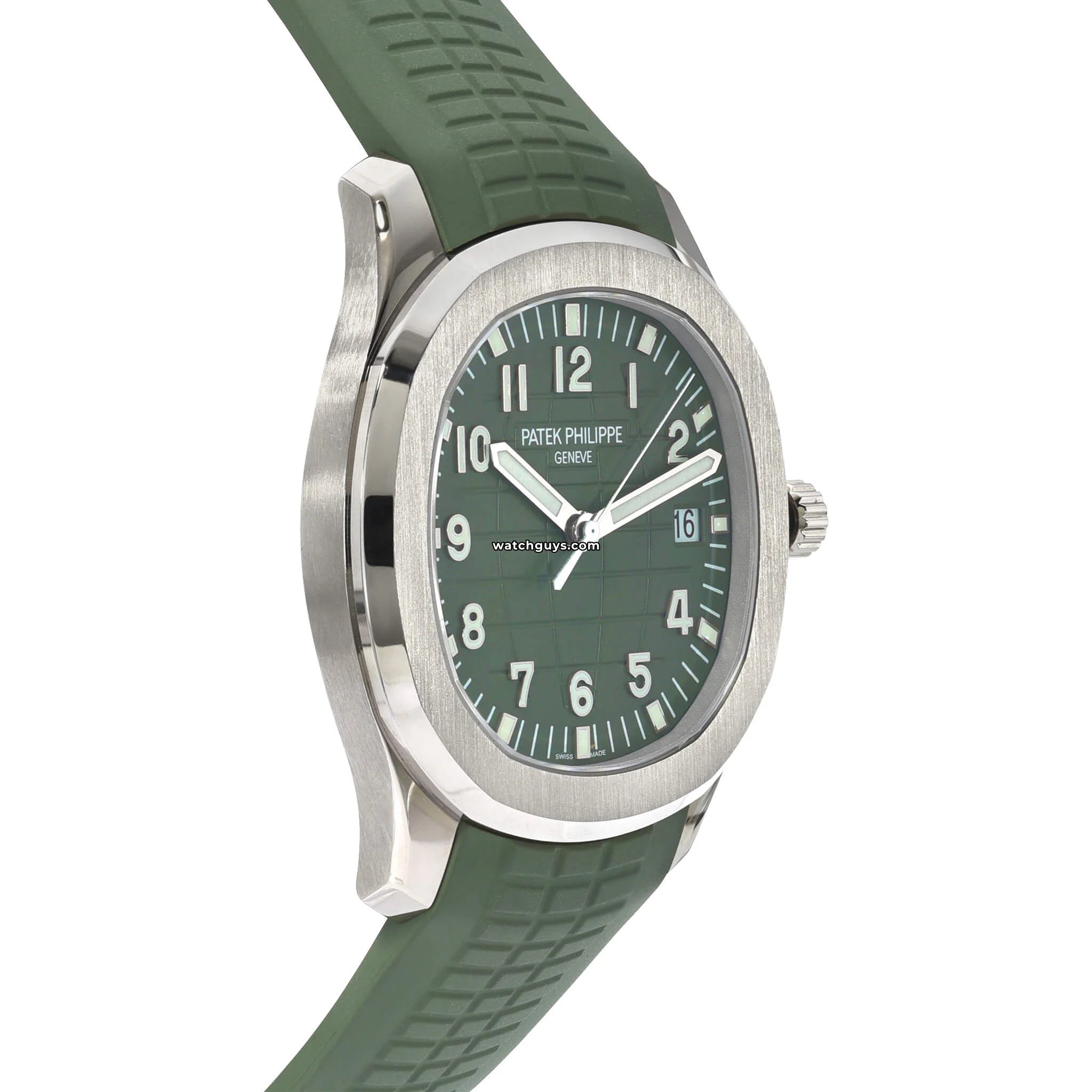 Luxury Patek Philippe Aquanaut 5168G-010 Men's Watch - 18K White Gold Automatic for Business & Formal Occasions