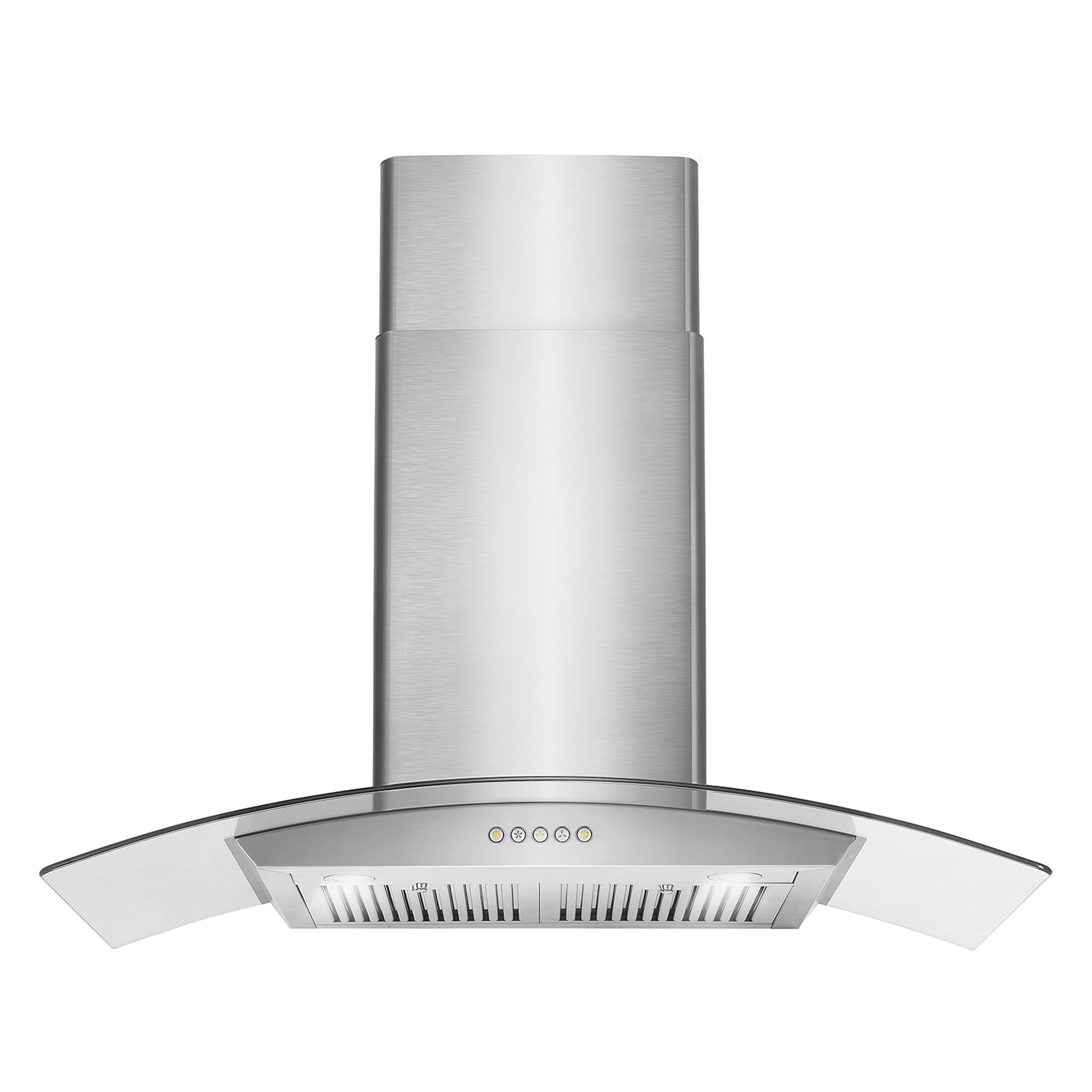 COSMO COS-668A900 36 Inch Stainless Steel Wall Mount Range Hood - 380 CFM Ducted Ventilation with LED Lights & Button Controls | Perfect for Modern Kitchens, Cooking Ventilation & Smoke Removal