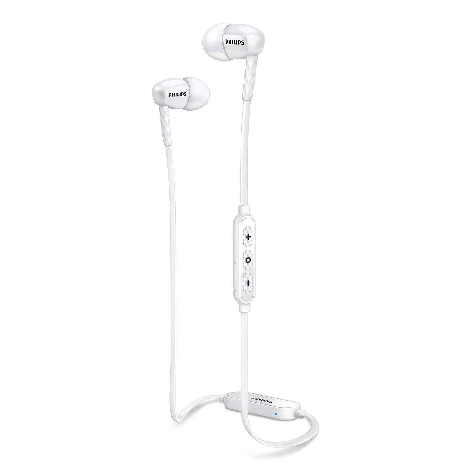 Philips SHB5850WT/27 Wireless Bluetooth Headphones with Noise Cancellation, 32H Playtime, Built-in Mic - White | Perfect for Travel, Workouts & Home Office Use