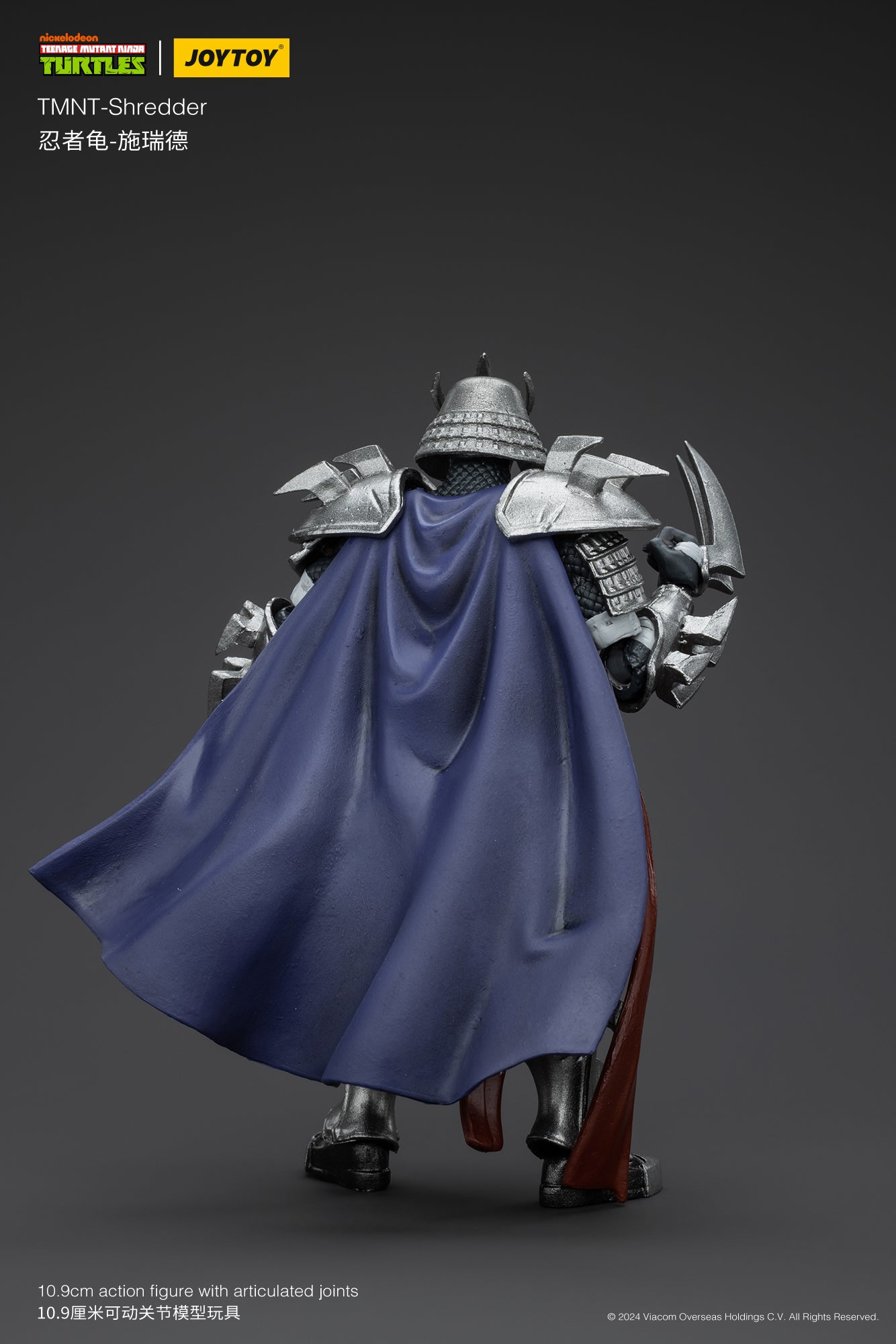 1/18 JOYTOY TMNT Shredder Foot Clan Action Figure - Collectible Ninja Turtle Villain Toy for Display & Play - Perfect for TMNT Fans, Collectors & Gift Giving