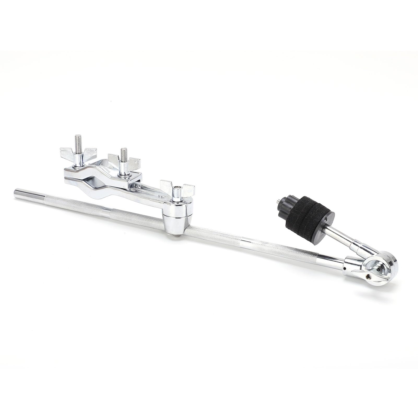 Adjustable Percussion Stand Clamp Holder with Felt Pad - for Cymbals, Cowbells & Handbells