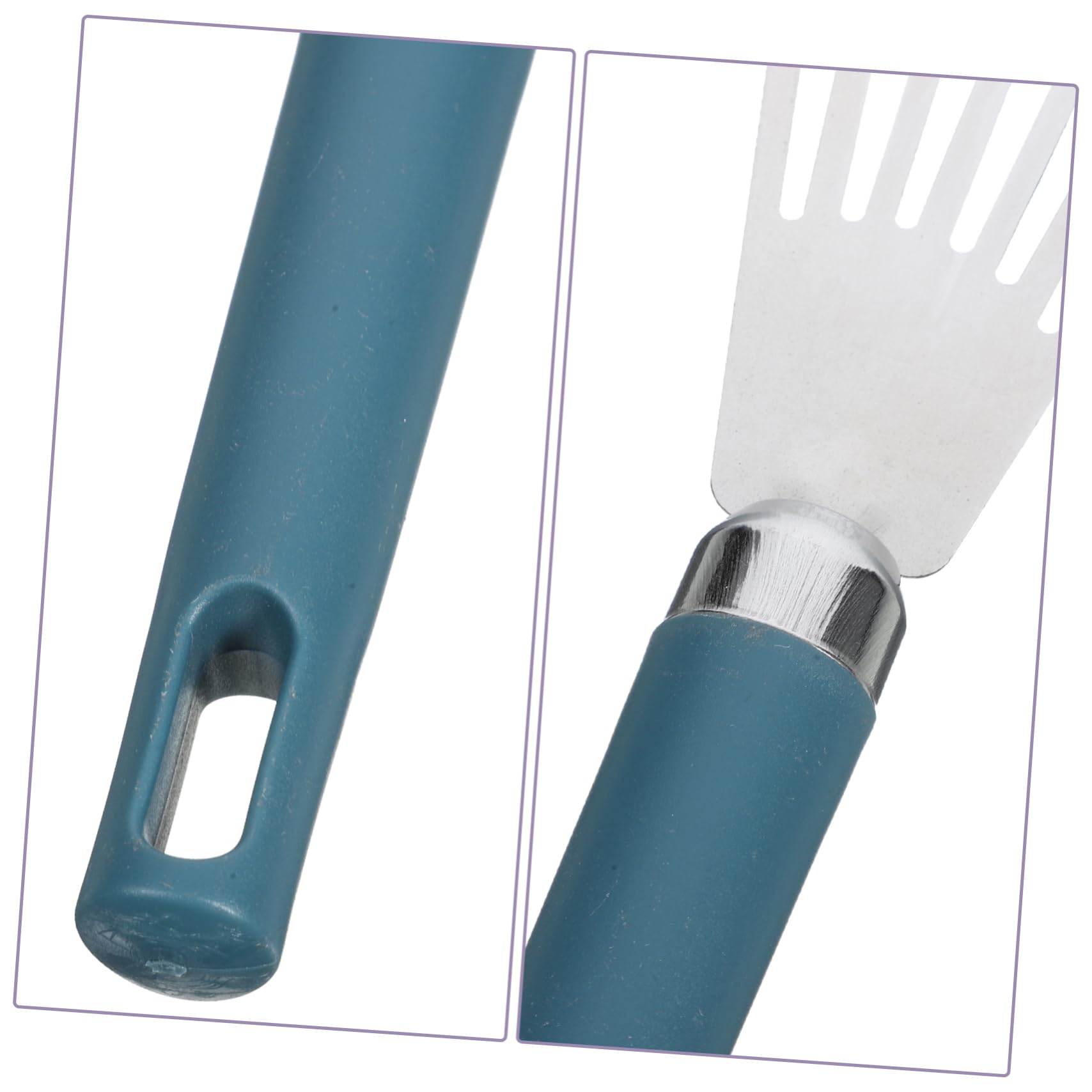 Hemoton Griddle Spatula Set - 2-Piece Slotted Fish Turner & Thin-Edged Spatula for Flipping, Frying & Grilling - Durable Handle - Perfect for Cooking, Baking & Cake Decorating - Ideal for BBQ, Pancakes, Burgers & More