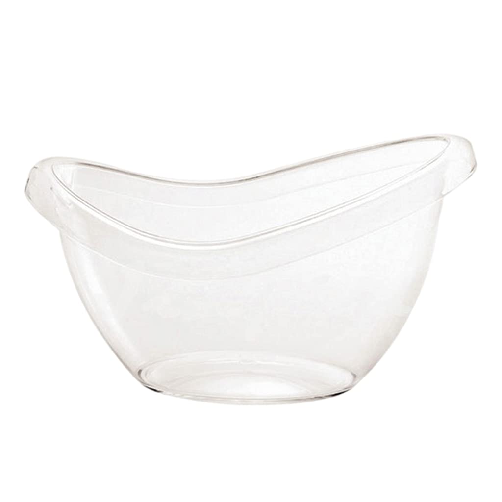 FETION Clear Mini Milk Bathtub for Newborn Photography - Baby Photo Shoot Prop & Wine Party Tub (469) - Perfect for Infant Portraits and Cocktail Events