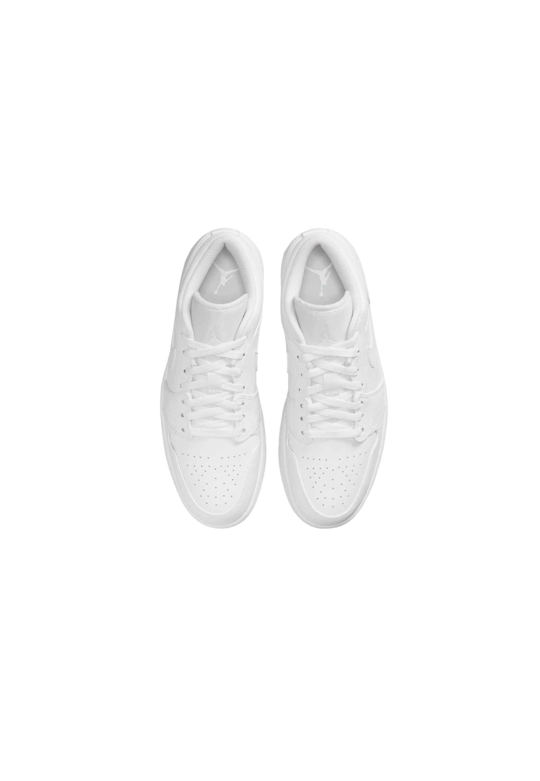 Jordan Men's Air 1 Low Sneakers 553558-136 - Size 14 White/White-White | Basketball Shoes for Men, Casual Streetwear & Gym Workout Shoes