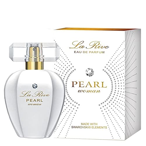 La Rive Pearl Woman Eau de Toilette Perfume for Women - 75ml with Swarovski® Crystals | Elegant Floral Fragrance for Date Night, Parties & Special Occasions