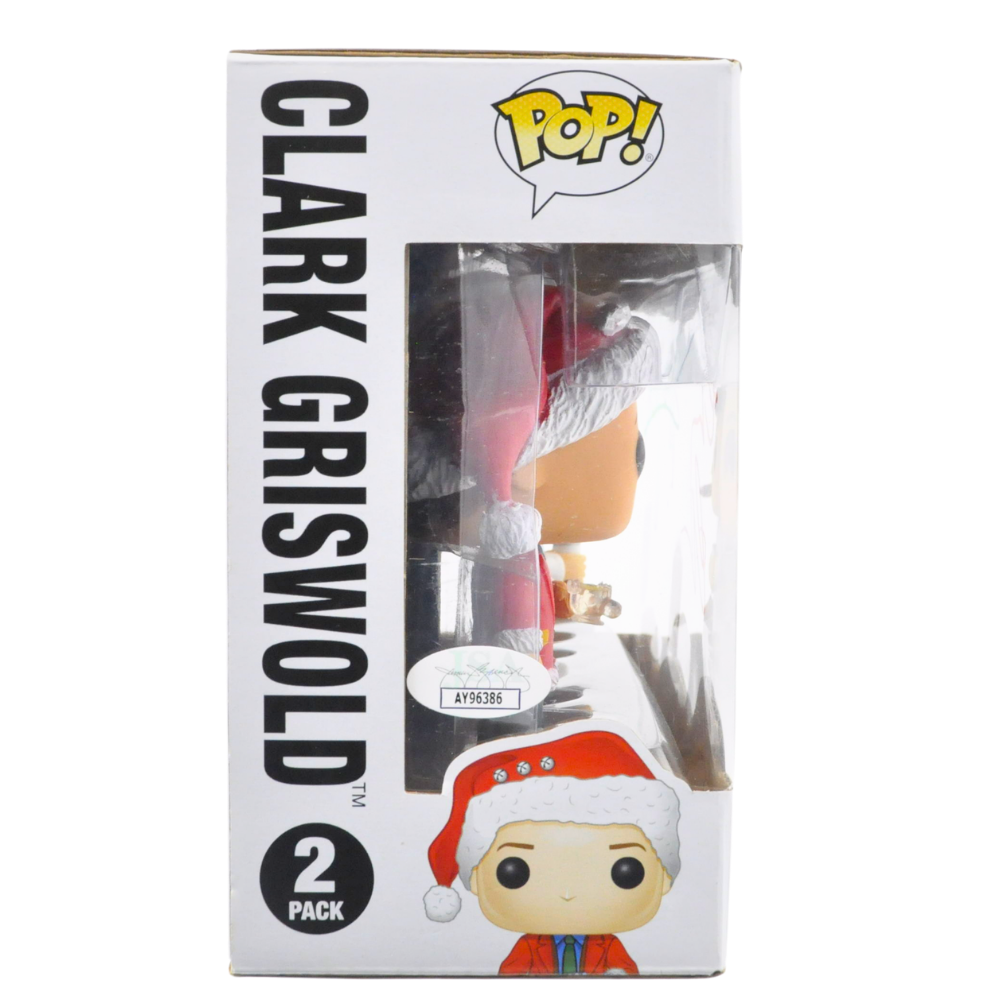Chevy Chase & Randy Quaid Dual Signed Pop - Clark Griswold & Cousin Eddie Christmas Vacation Funko Pop 2-Pack | Authentic Autograph Collectible for Movie Fans & Holiday Decor