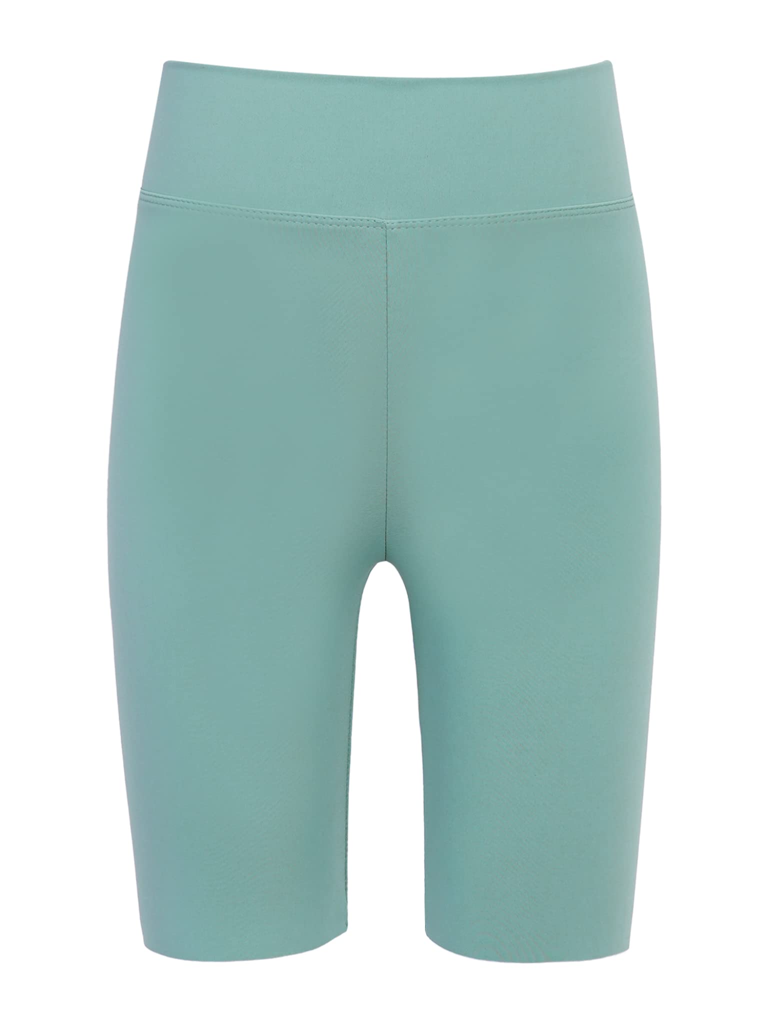 Jowowha Girls' High Waist Stretch Solid Color Dance Shorts - Breathable Athletic Bike Shorts for Gymnastics, Sports & Casual Wear | Perfect for Dance Practice, Yoga, Cycling & Everyday Comfort