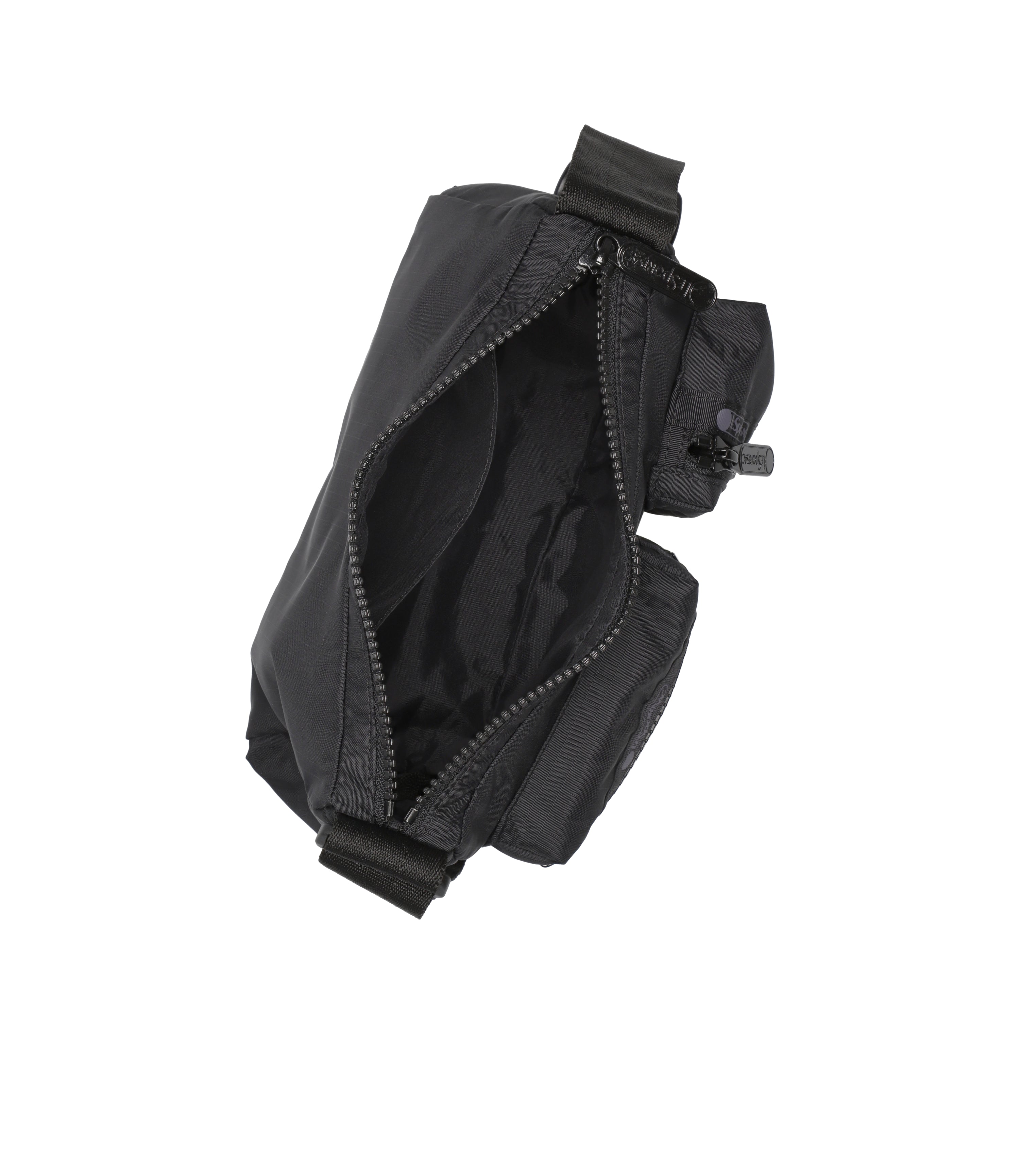 Durable Small Cargo Shoulder Bag for Men & Women - Lightweight Crossbody Bag with Multiple Pockets - Perfect for Travel, Hiking, and Everyday Use