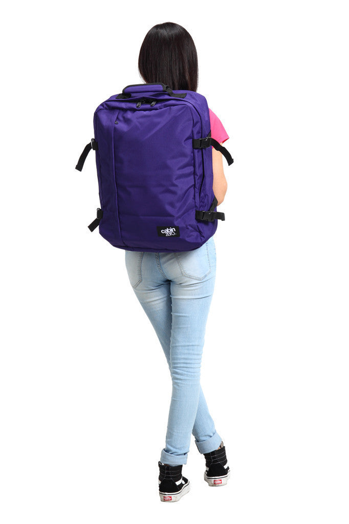 CabinZero Classic 44L Travel Backpack - Lightweight Carry-On Luggage for Men & Women | Perfect for Airplane, Weekend Trips & Outdoor Adventures