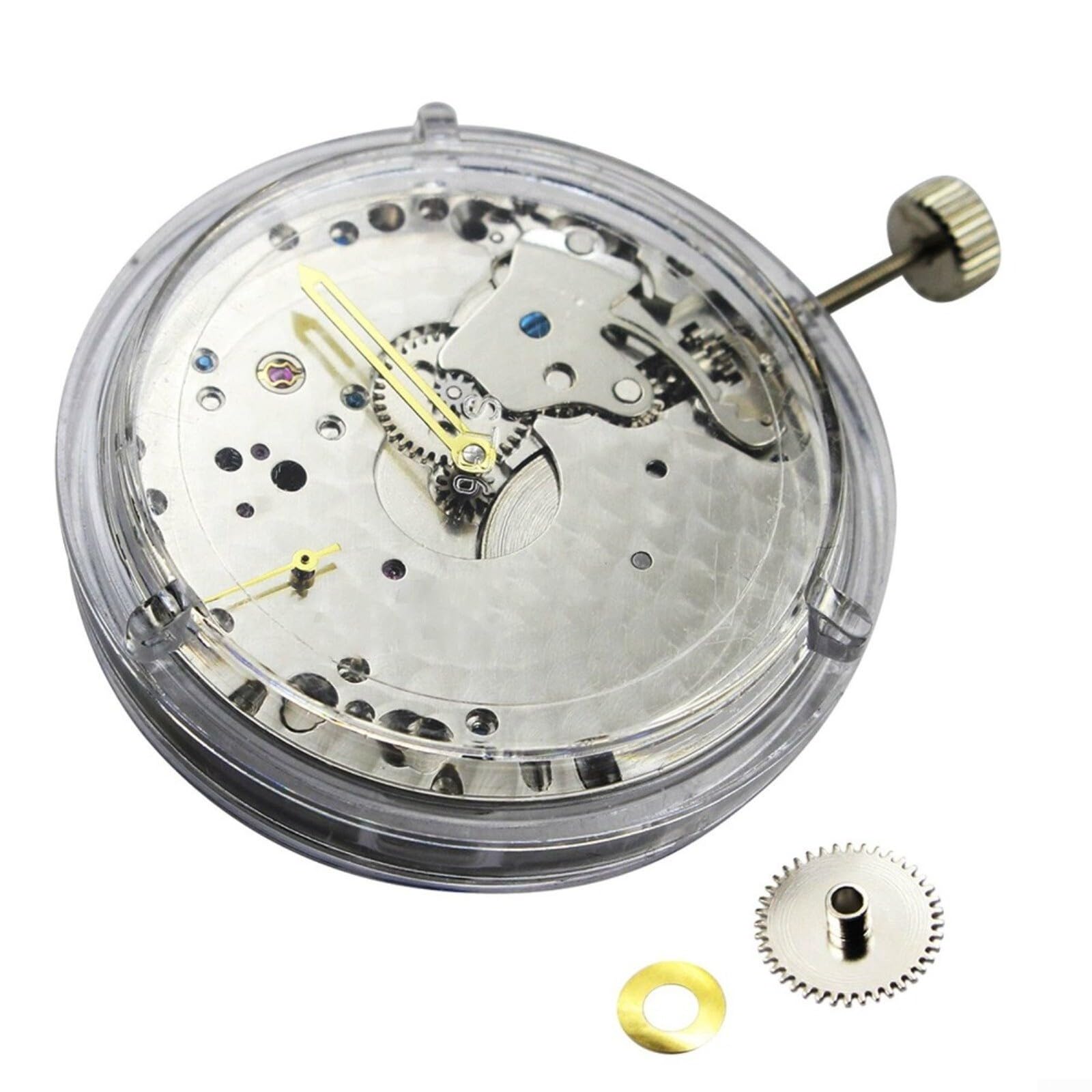 Seagull ST36 Watch Movement Kit - Replacement for UNITAS 6497, Mechanical Watch Repair Parts with Winding Stem - Perfect for Watchmakers & DIY Enthusiasts (Model 303)