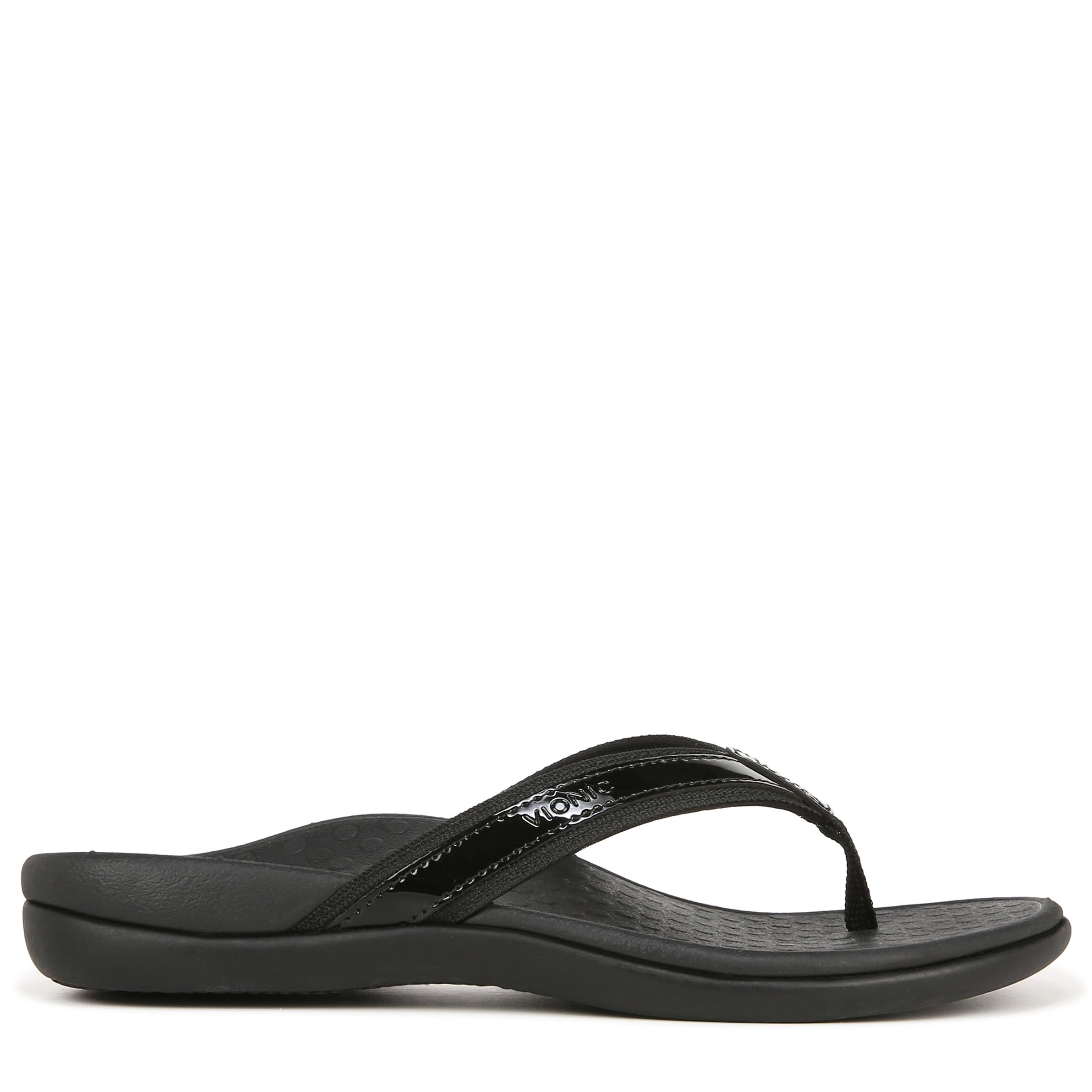 Vionic Women's Tide Toe Post Sandals - Orthotic Arch Support, Comfortable & Stylish Flip Flops for Walking, Travel & Beach Wear