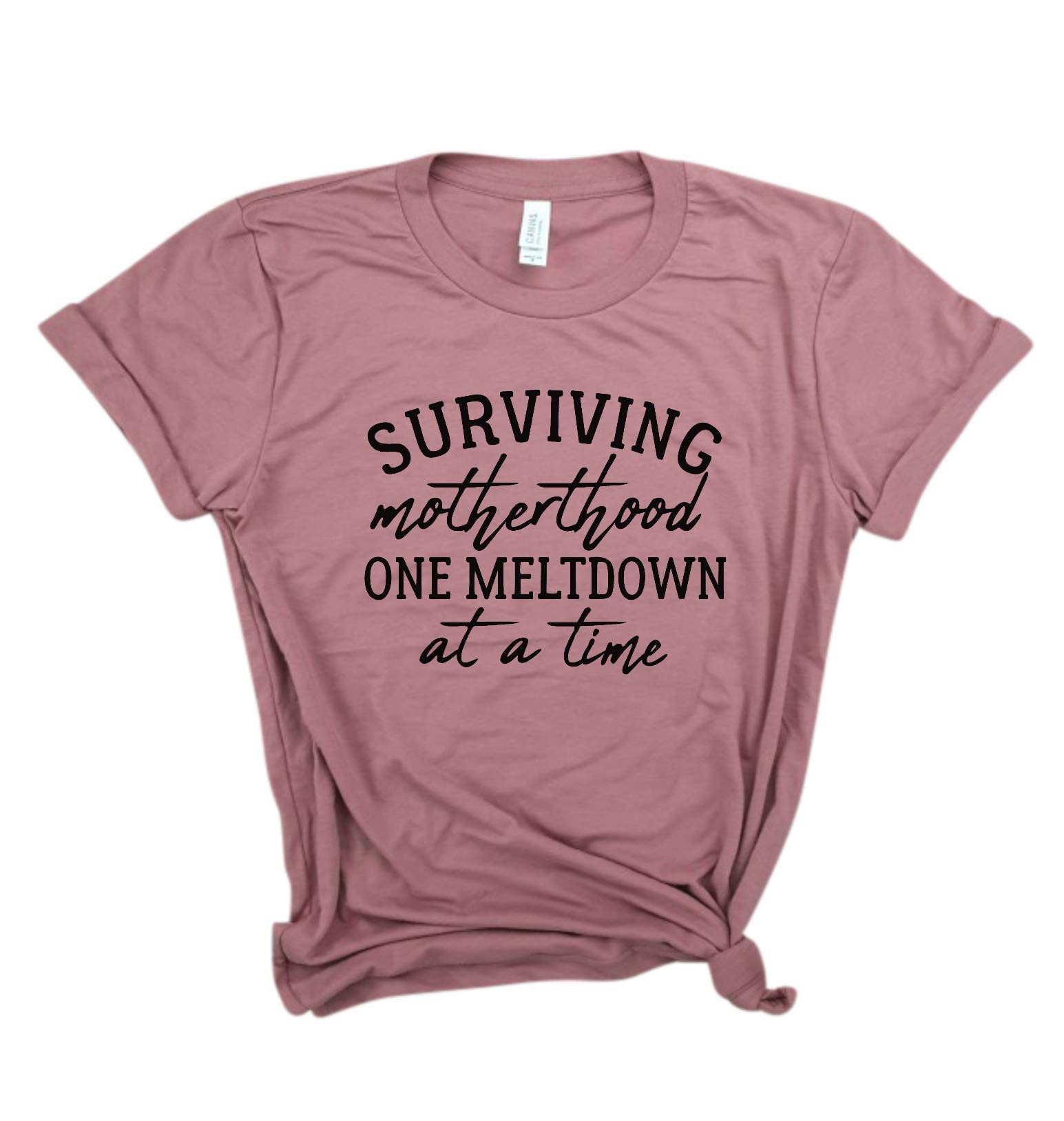 Funny Mom Shirt - Sarcastic Motherhood Tee for Cool Moms, Perfect Mothers Day Gift for Raising My Tribe - Great for Playdates, School Runs & Mom Life Humor