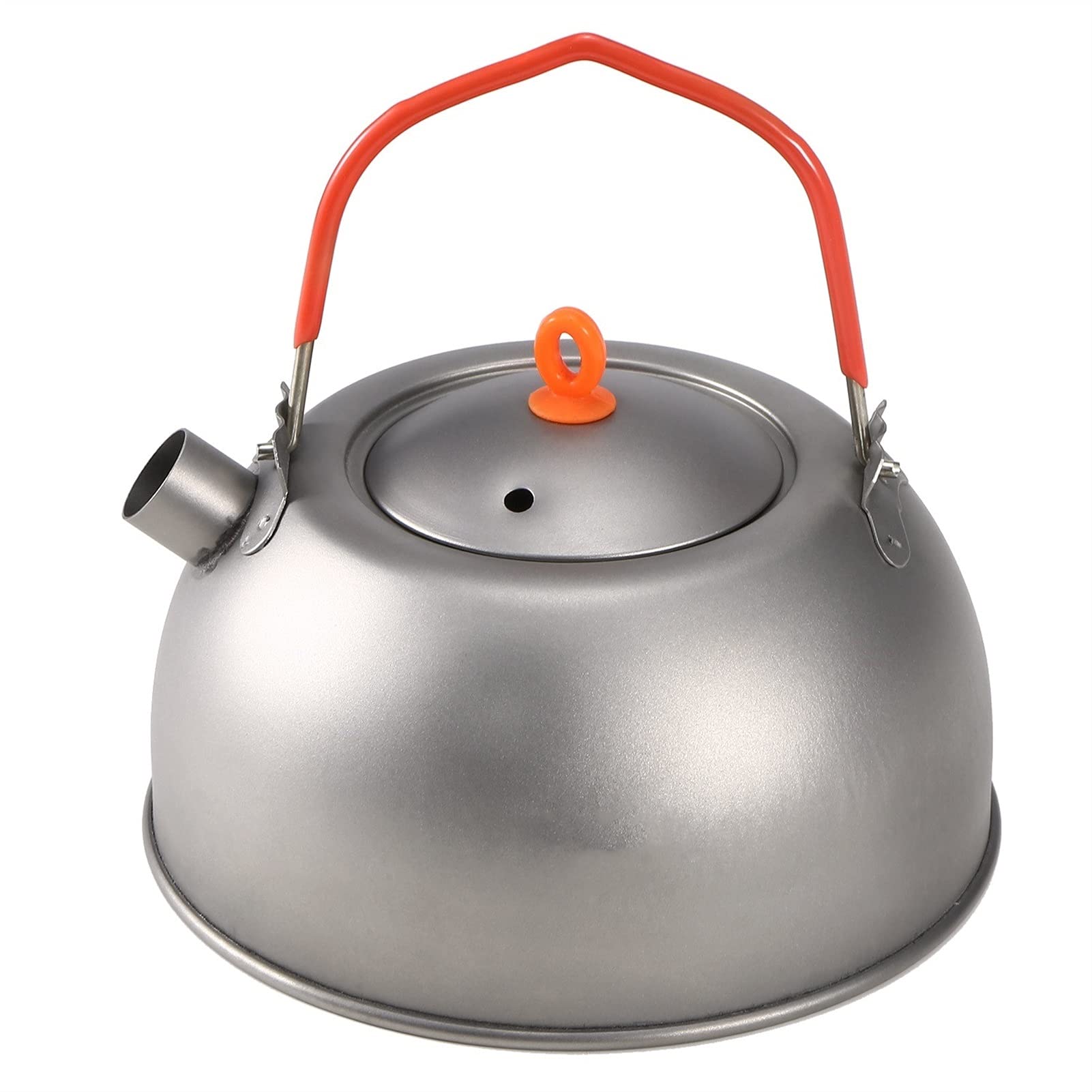Eastbon 600ml Stainless Steel Camping Tea Kettle - Portable Outdoor Coffee Pot for Hiking, Backpacking & Travel - Perfect for Boiling Water, Brewing Tea & Making Coffee at Camp or Picnic