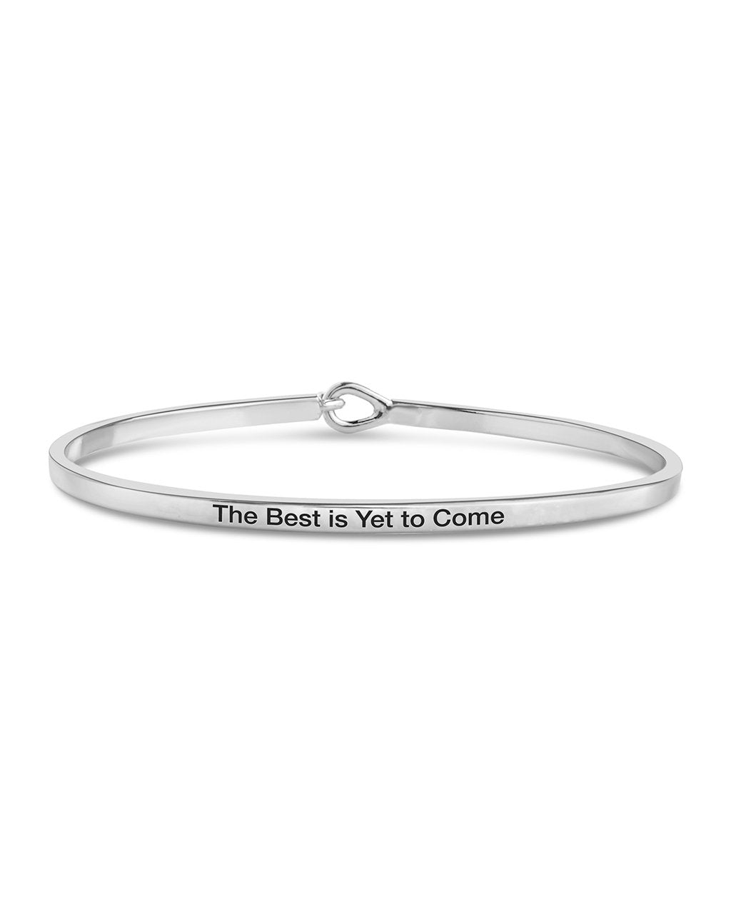 Mantra Hook and Eye Bangle Bracelet - Adjustable Yoga Meditation Jewelry for Women, Boho Chic Spiritual Accessories for Daily Wear & Special Occasions