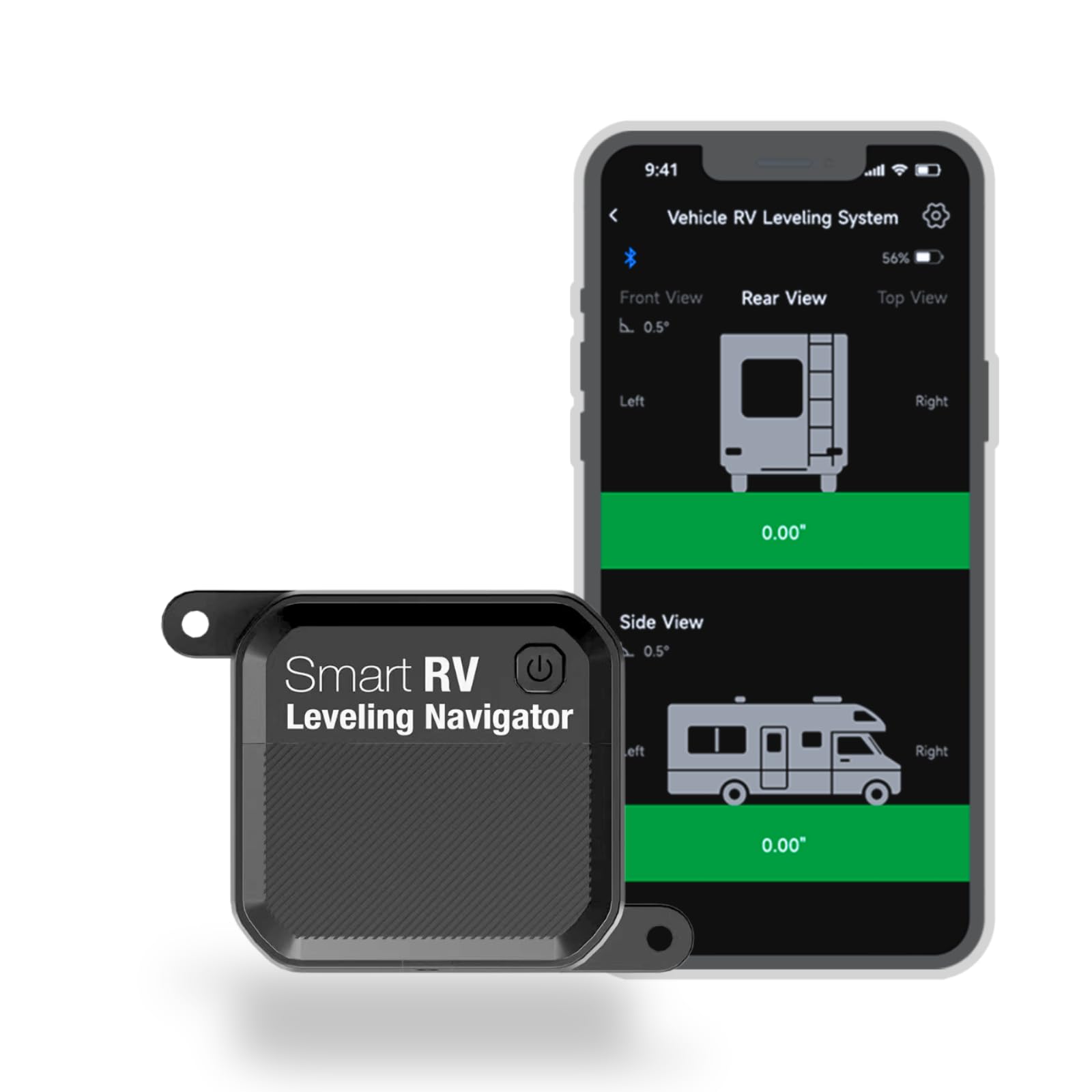 XPARKLE Wireless RV Leveling System - Bluetooth Camper Leveler with Real-Time Precise Measurements, User-Friendly App, Includes AA Batteries | Perfect for RV Camping, Travel Trailers & Motorhome Leveling
