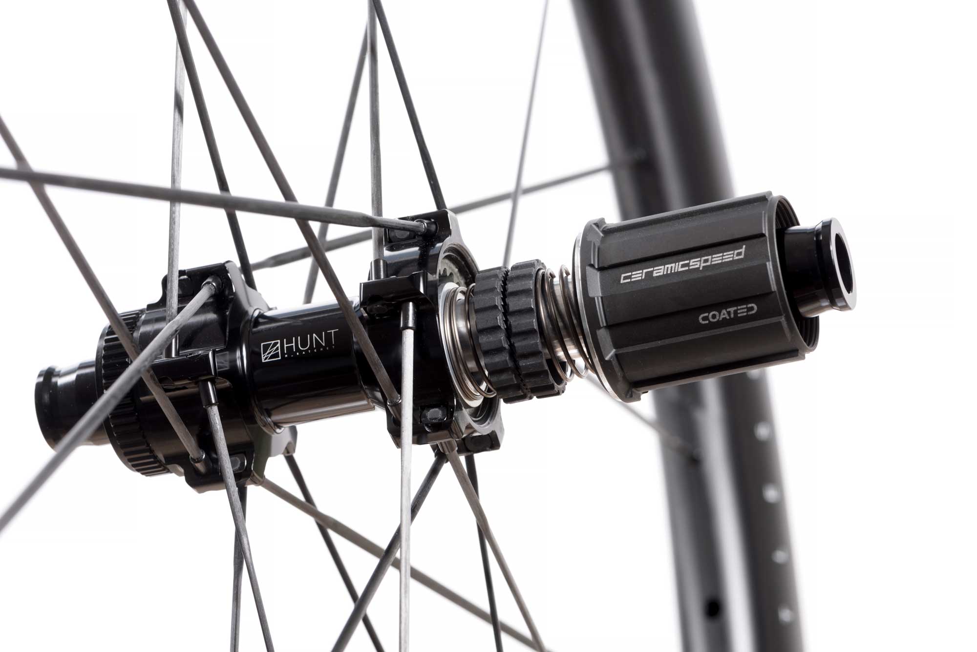 HUNT 40 Limitless Gravel Aero UD Carbon Spoke Wheelset - Lightweight Carbon Fiber Bike Wheels for Road & Gravel Cycling - Perfect for Racing, Adventure Riding & Long-Distance Bikepacking
