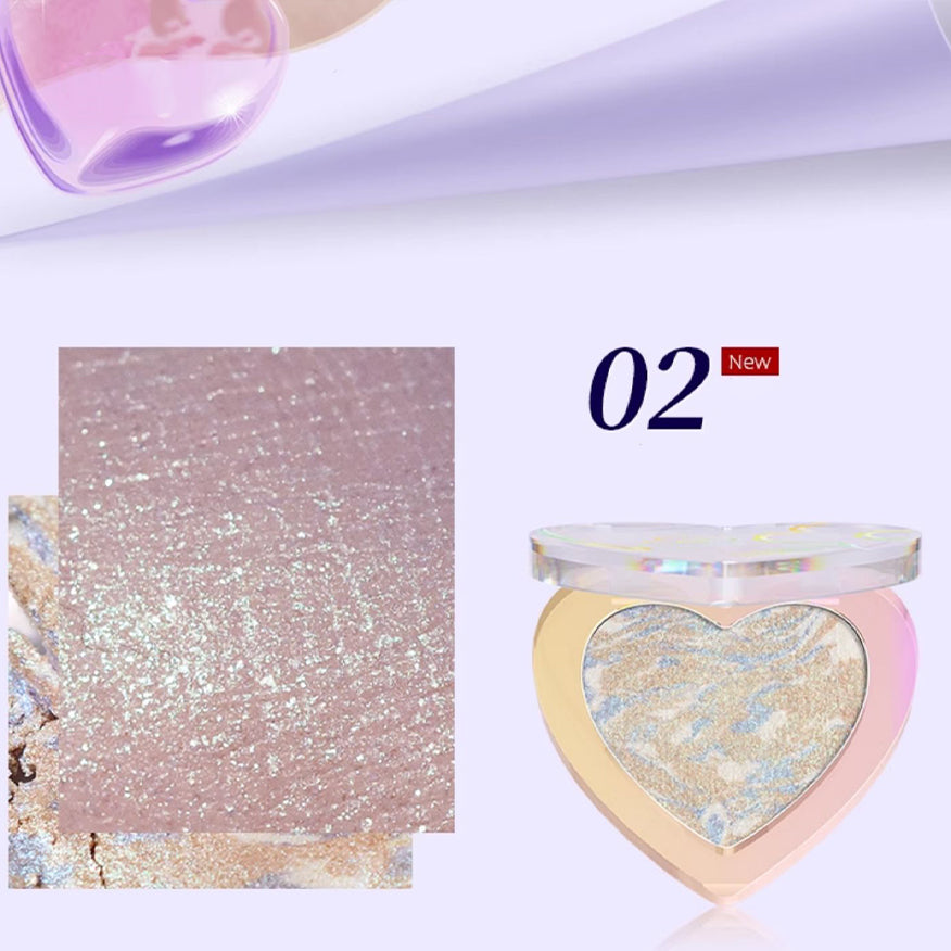 Shedella Heartbeat Glow Highlighter - Illuminating Makeup Stick for Face & Body, Vegan & Cruelty-Free - Perfect for Contouring, Highlighting & Night Out Glam