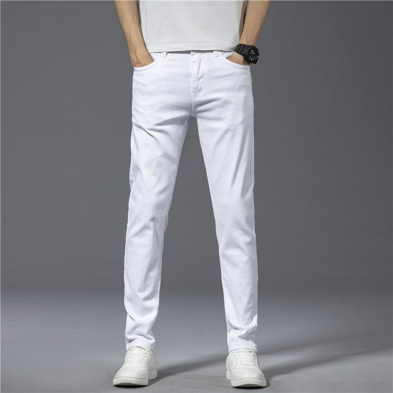 Antonio's White Vintage High Waisted Pants for Women - Retro 90s Style Distressed Denim Jeans - Perfect for Casual Outfits, Parties & Vintage Fashion Lovers
