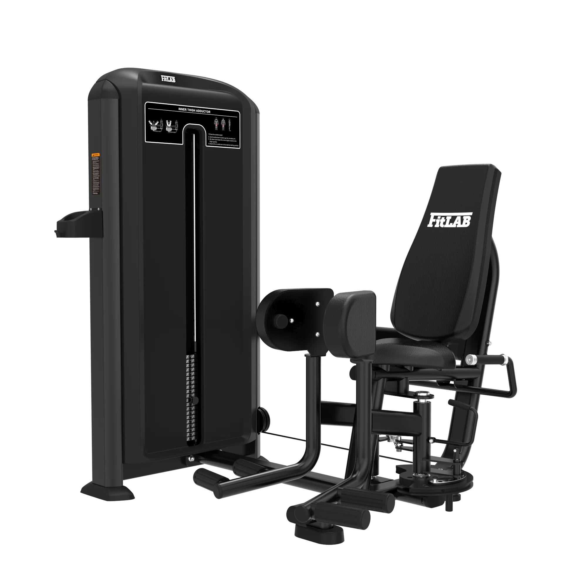 FITLAB ABDUCTOR/ADDUCTOR MACHINE - Premium Hip Thigh Workout Equipment for Home & Gym - Strengthen Inner & Outer Leg Muscles - Perfect for Physical Therapy, Fitness Training & Athletic Performance