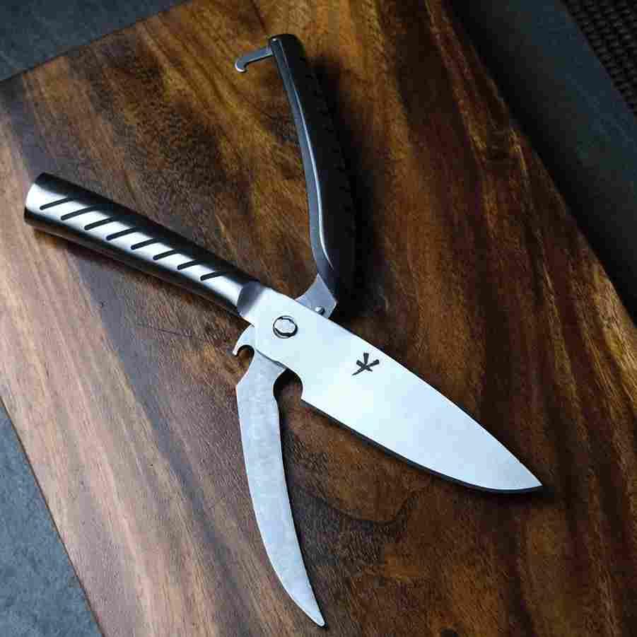 Yakushi™ Detachable Kitchen Shears - Heavy Duty Stainless Steel Scissors for Cooking, Poultry, Herbs - Perfect for Meal Prep, Cutting Meat, Vegetables & More