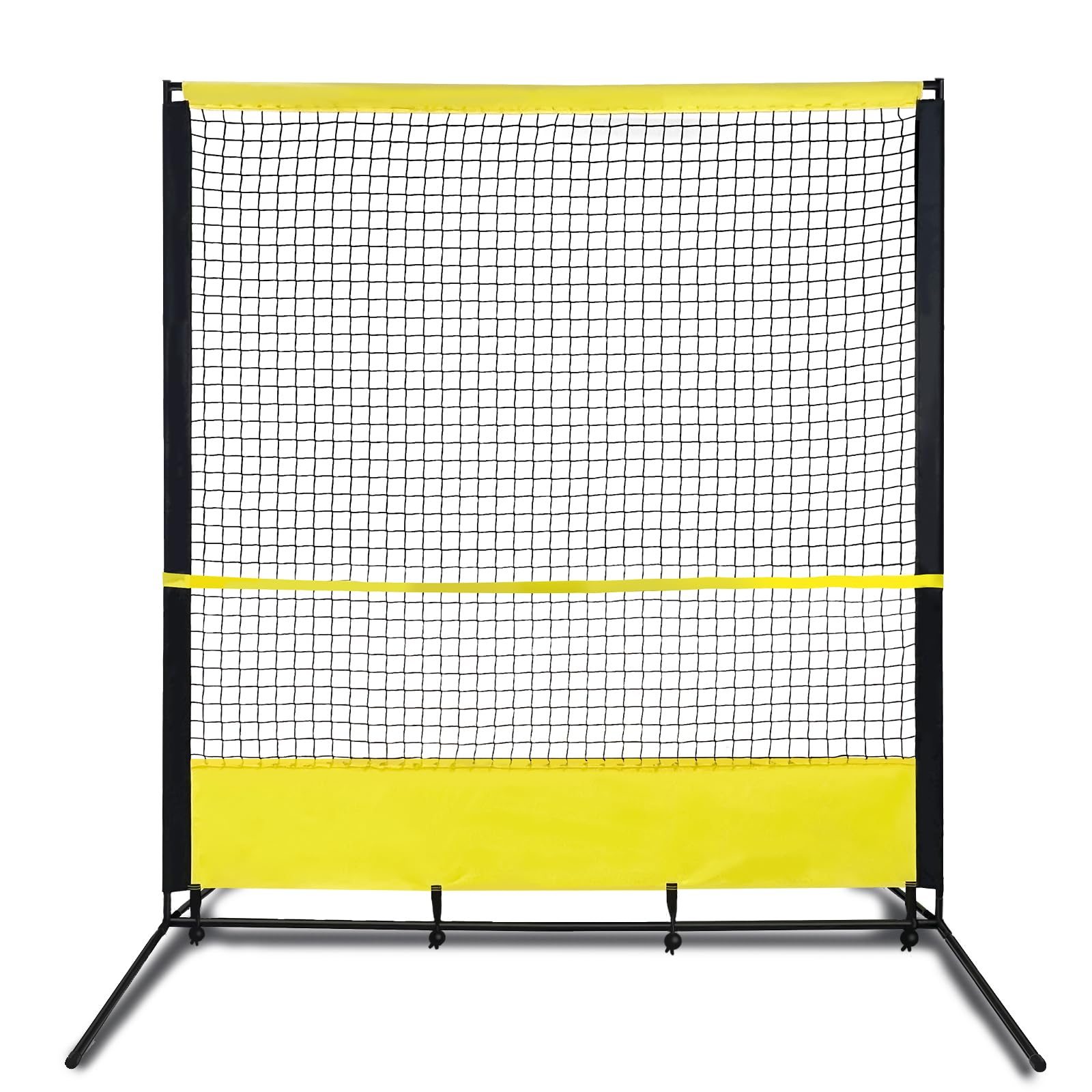 Portable Backstop Barrier Netting for Lacrosse, Soccer, Basketball & Tennis - Multi-Sport Protective Screen with Carry Bag | Perfect for Backyard Practice, Training & Game Protection