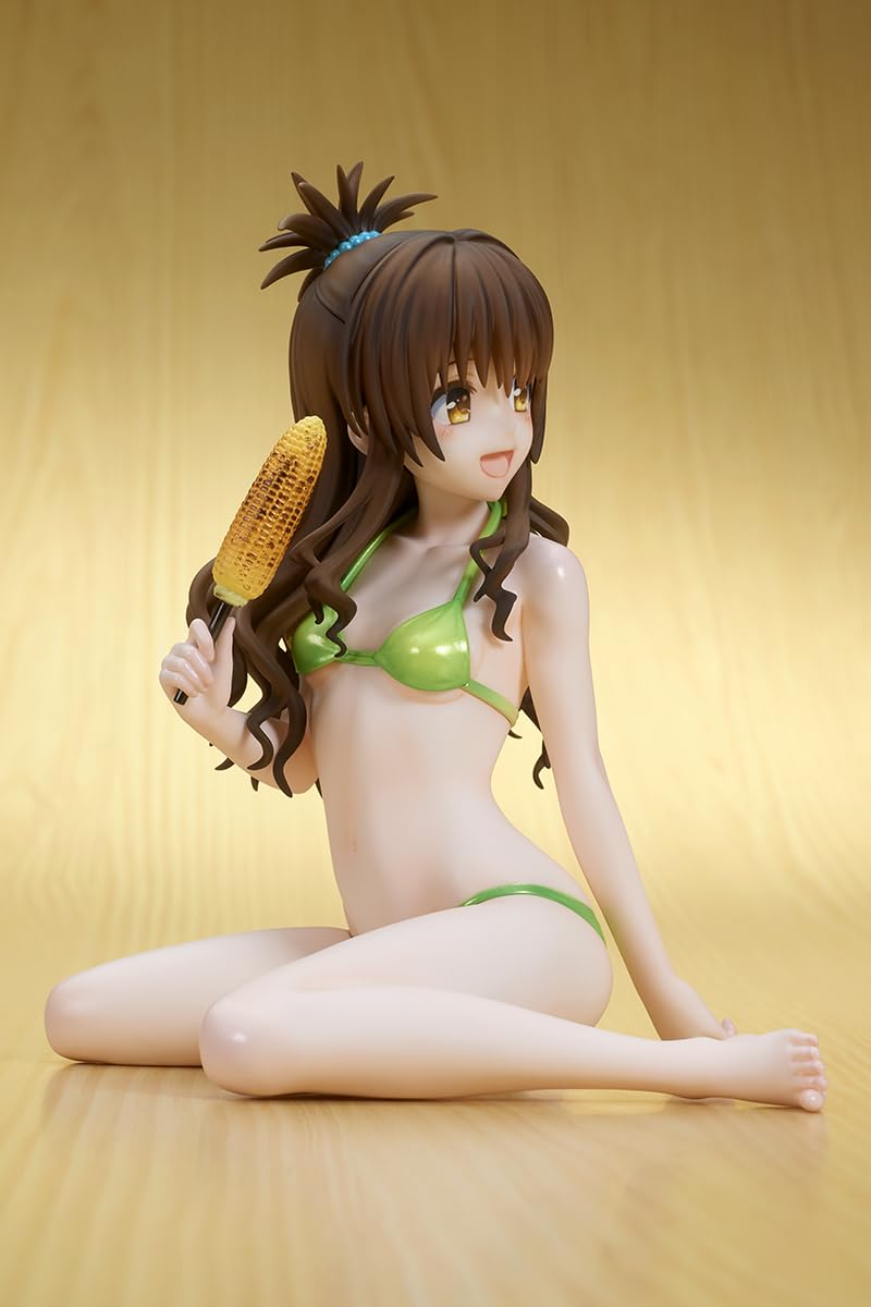 Ques Q Love-RU Darkness 1/7 Scale PVC Figure - Mikan Yuuki in Bikini (12cm) - Anime Collectible for Display & Gift